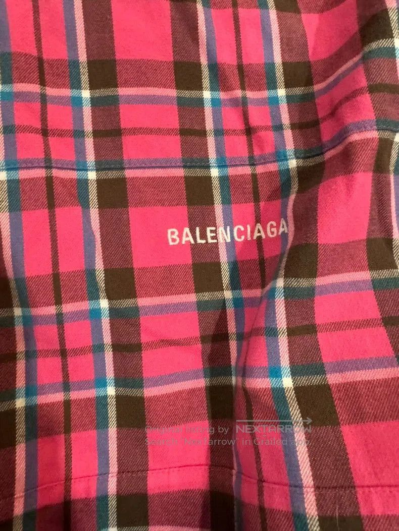 Balenciaga Balenciaga Pink Brown Plaid Jacket. Size US XS / EU 42 / 0 - 3 Thumbnail