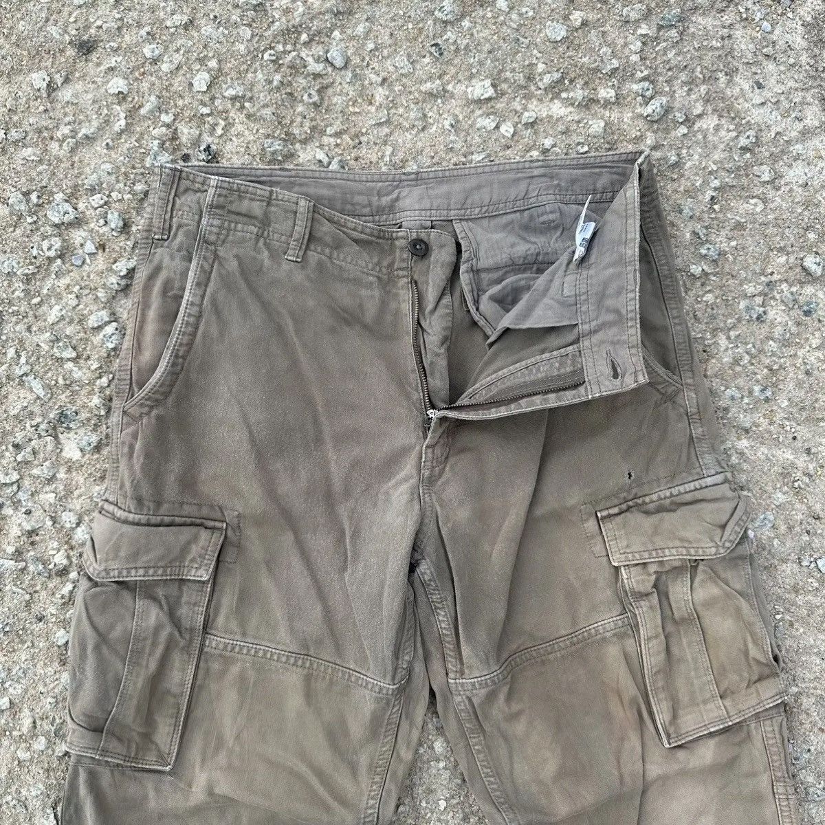 Jungles VINTAGE DOUBLEKNEE TACTICAL FADED UNIQLO JAPANESE CARGO PANT Size US 32 / EU 48 - 7 Thumbnail