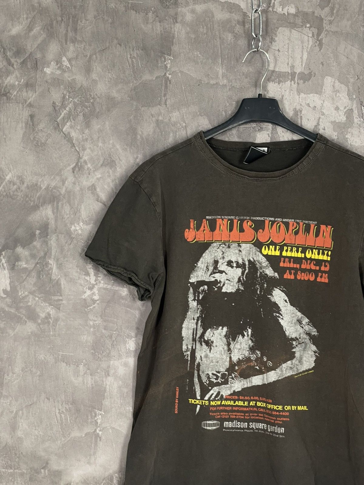 Band Tees × Vintage Vintage vtg Janis Joplin rock & roll band tee t-Shirt Size US M / EU 48-50 / 2 - 3 Thumbnail