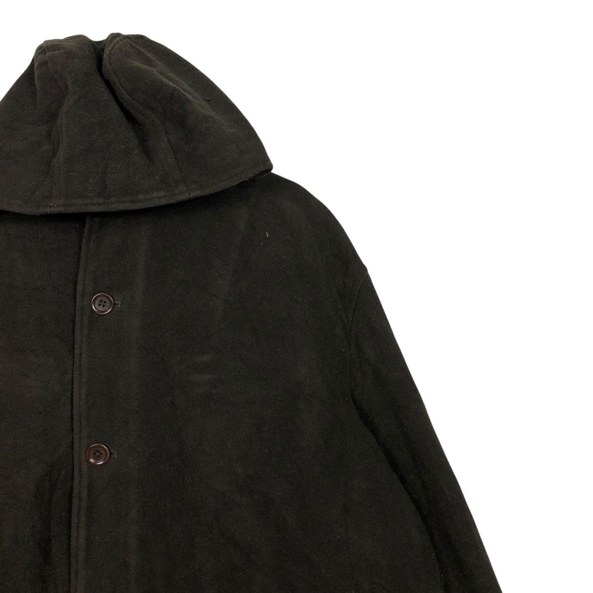 Y's for Men 🔥RICH DARK GREEN VINTAGE LONG OVERCOAT WOOL Y’S FOR MEN Size US L / EU 52-54 / 3 - 7 Thumbnail