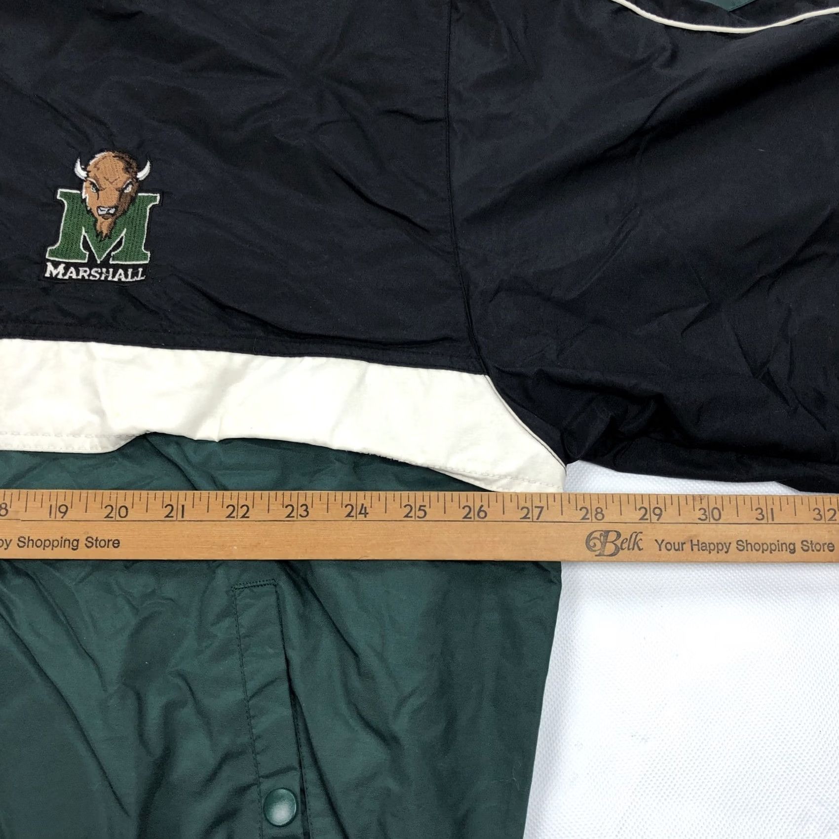 Holloway Holloway Thundering Herd Track Jacket Men's XL College Activewear Zip Jacket Colorblock Black Green White New Title Size US XL / EU 56 / 4 - 7 Thumbnail
