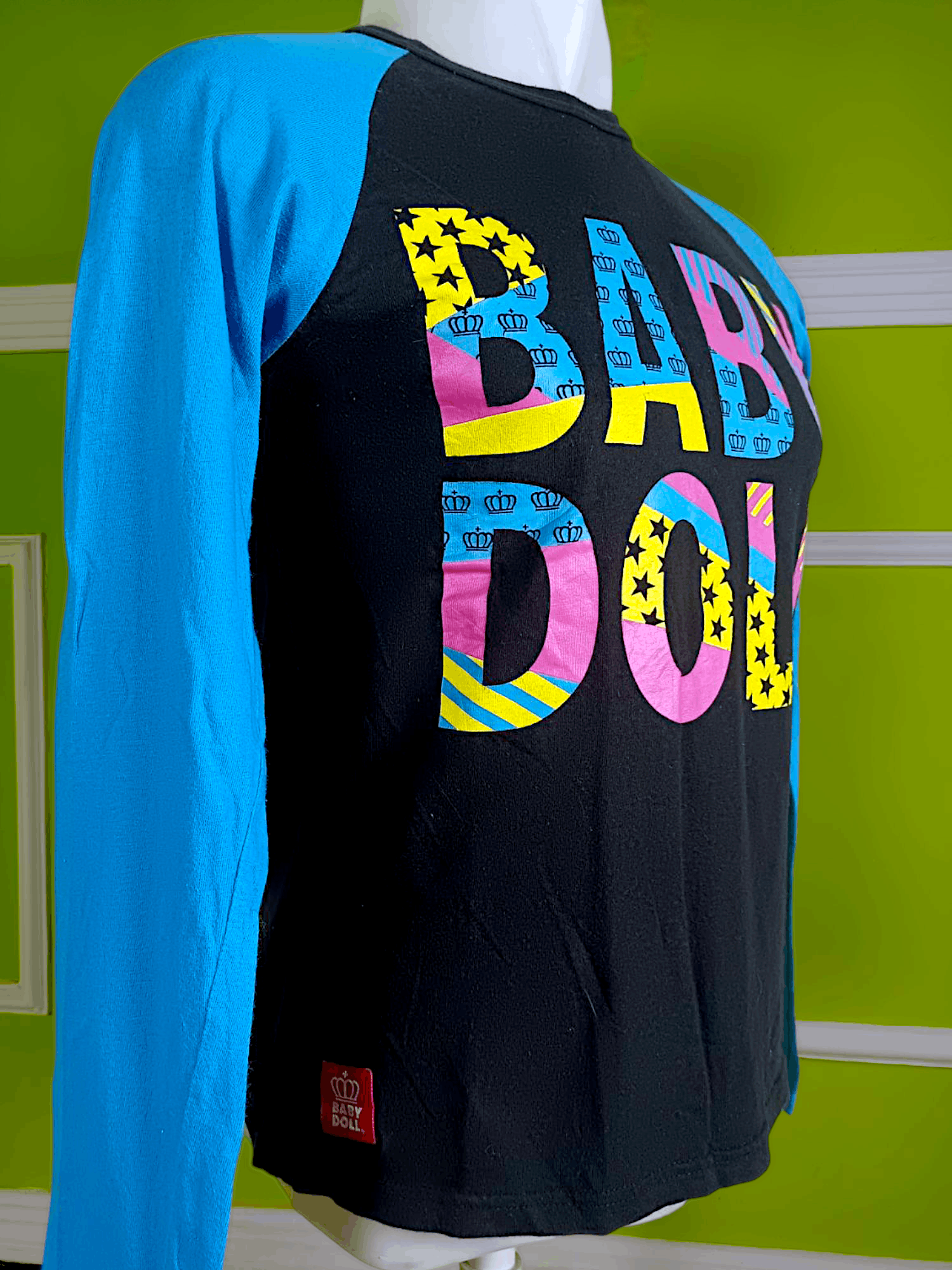 Japanese Brand Baby Doll long Sleeve T-Shirt Size US S / EU 44-46 / 1 - 2 Thumbnail