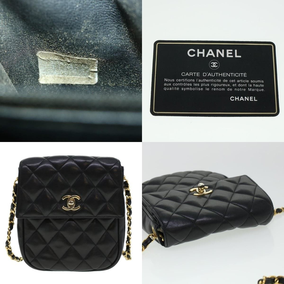 Chanel Chanel Matelasse Turn Lock Chain Shoulder Bag Size ONE SIZE - 5 Thumbnail