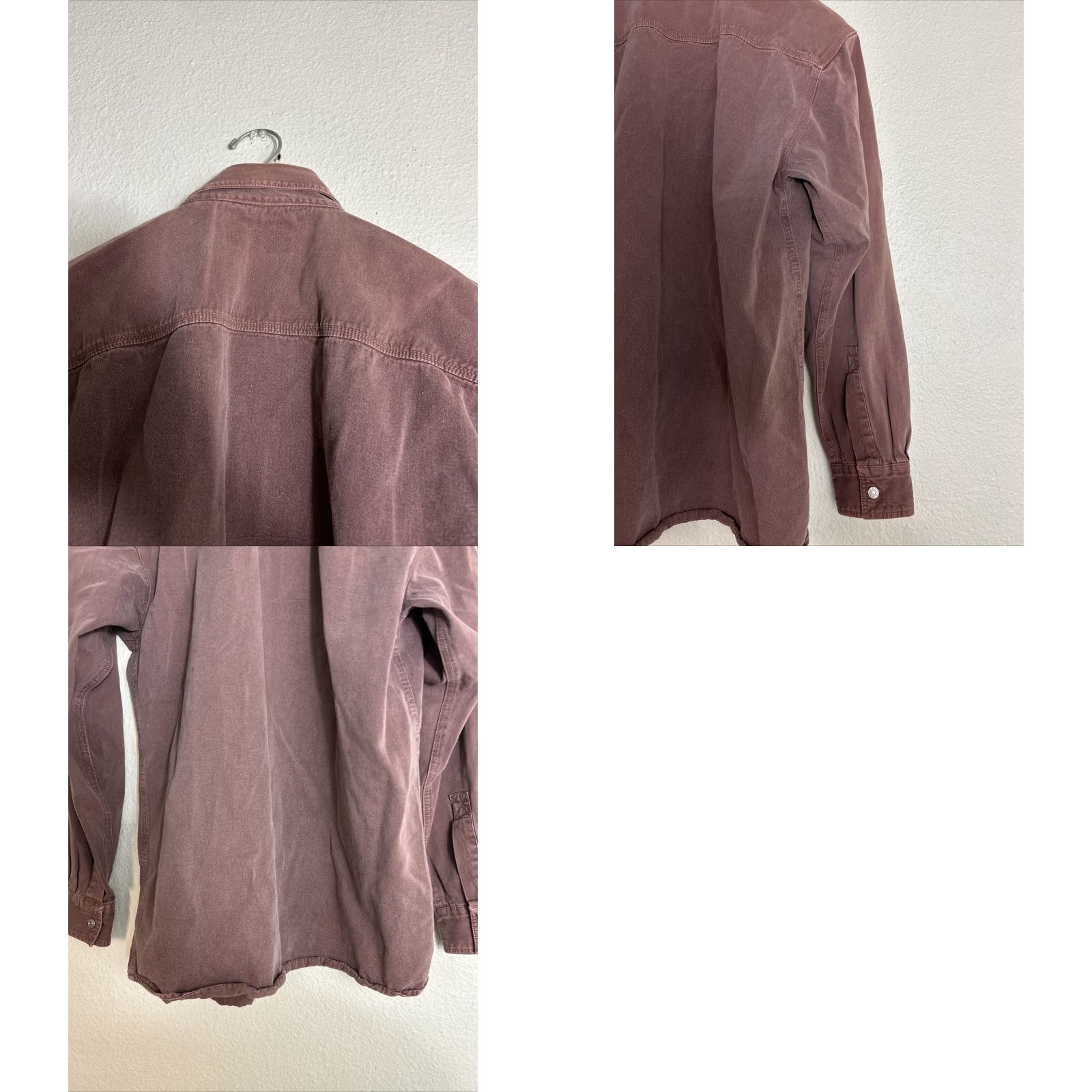 Cody James Cody James Mens Button-Up Shirt Long Sleeve Brown Metal Buttons M Size US M / EU 48-50 / 2 - 9 Thumbnail