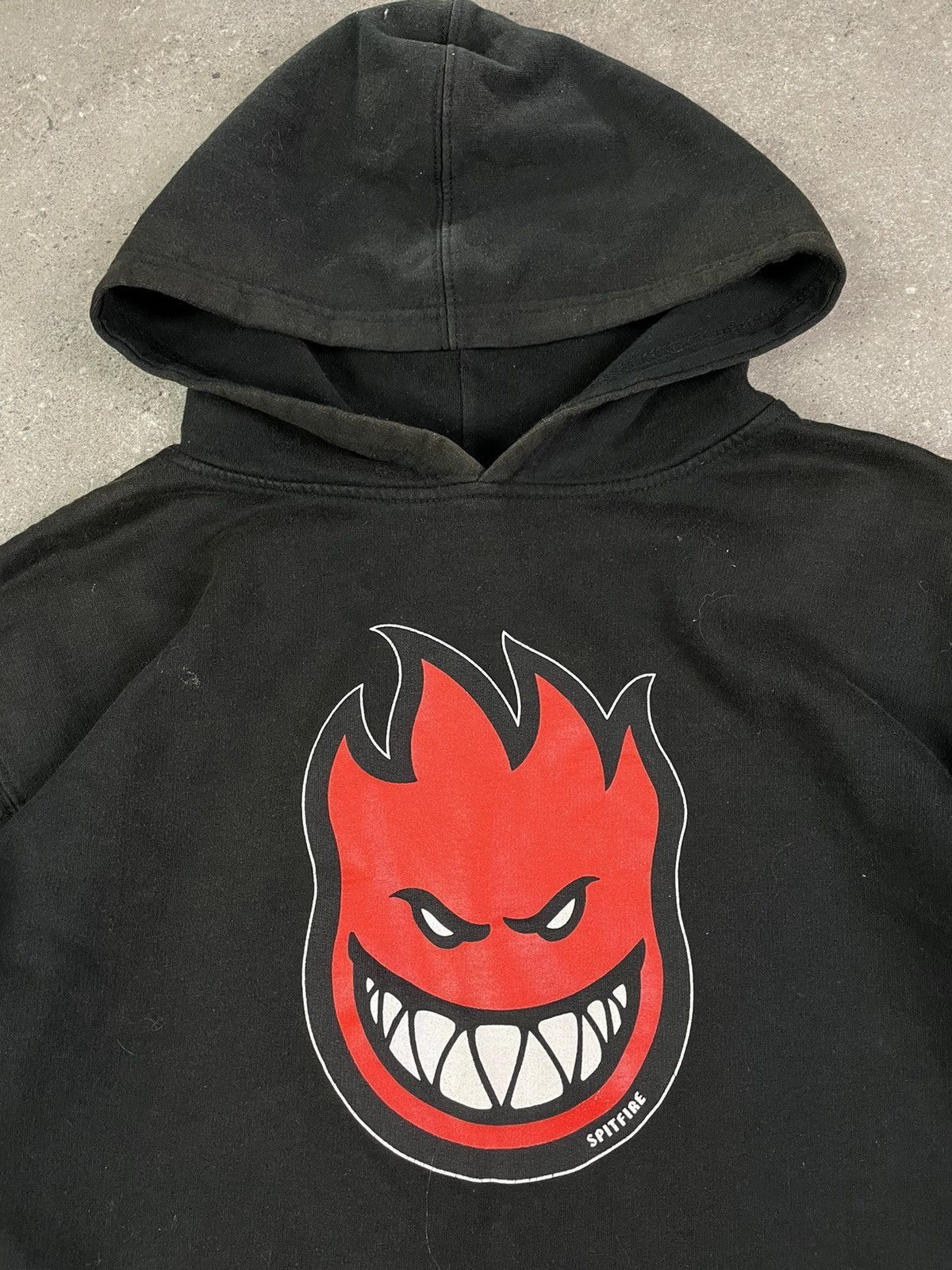 Vintage 90's Spitfire Flame Logo Hoodie Y2K