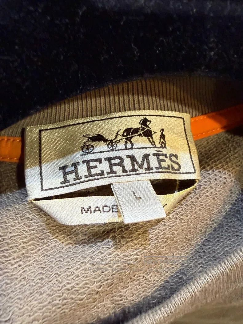 Hermes Hermes Gray short-sleeve T-shirt Size L / US 10 / IT 46 - 2 Thumbnail
