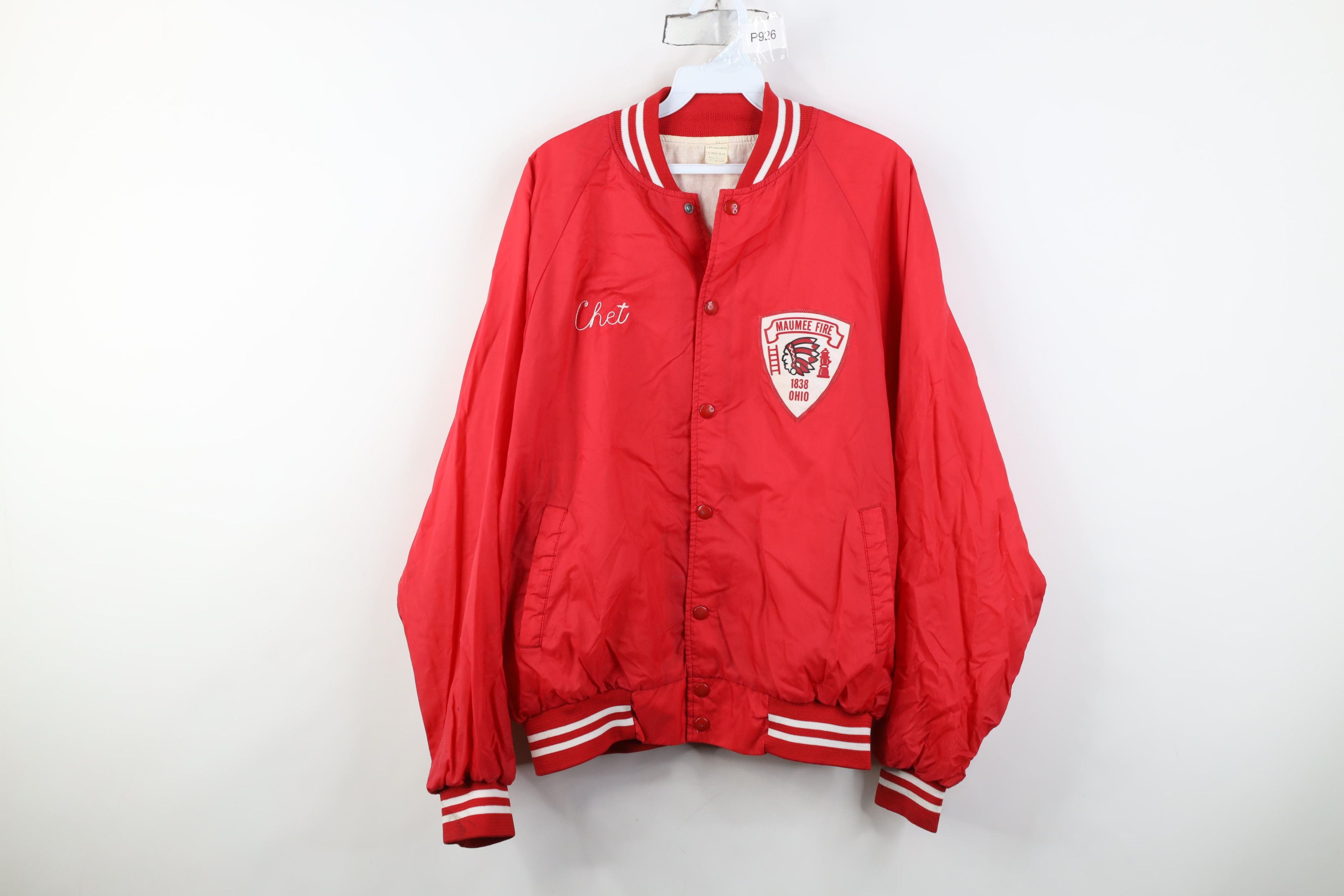 Vintage Vintage 70s 80s Chain Stitched Maumee Fire Bomber Jacket Size US XL / EU 56 / 4 - 1 Thumbnail