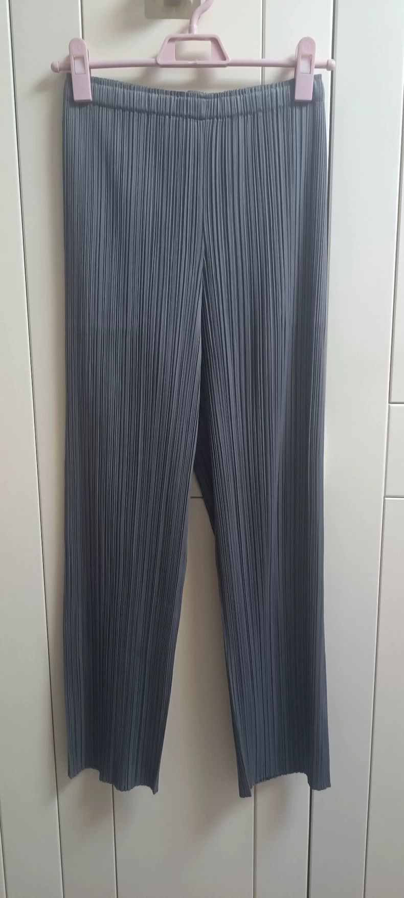 Issey Miyake issey miyake size:3 Grey pleated straight-leg pants Size 42" / US 20 - 1 Thumbnail