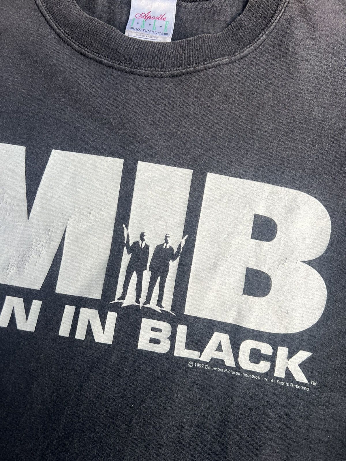 Vintage VINTAGE 90s MEN IN BLACK MOVIE PROMO TEE Size US L / EU 52-54 / 3 - 12 Thumbnail