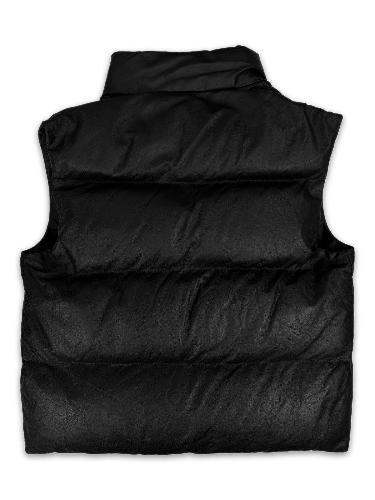 Balenciaga AW22 Balenciaga Black Leather Oversized Padded Vest Size US M / EU 48-50 / 2 - 3 Thumbnail