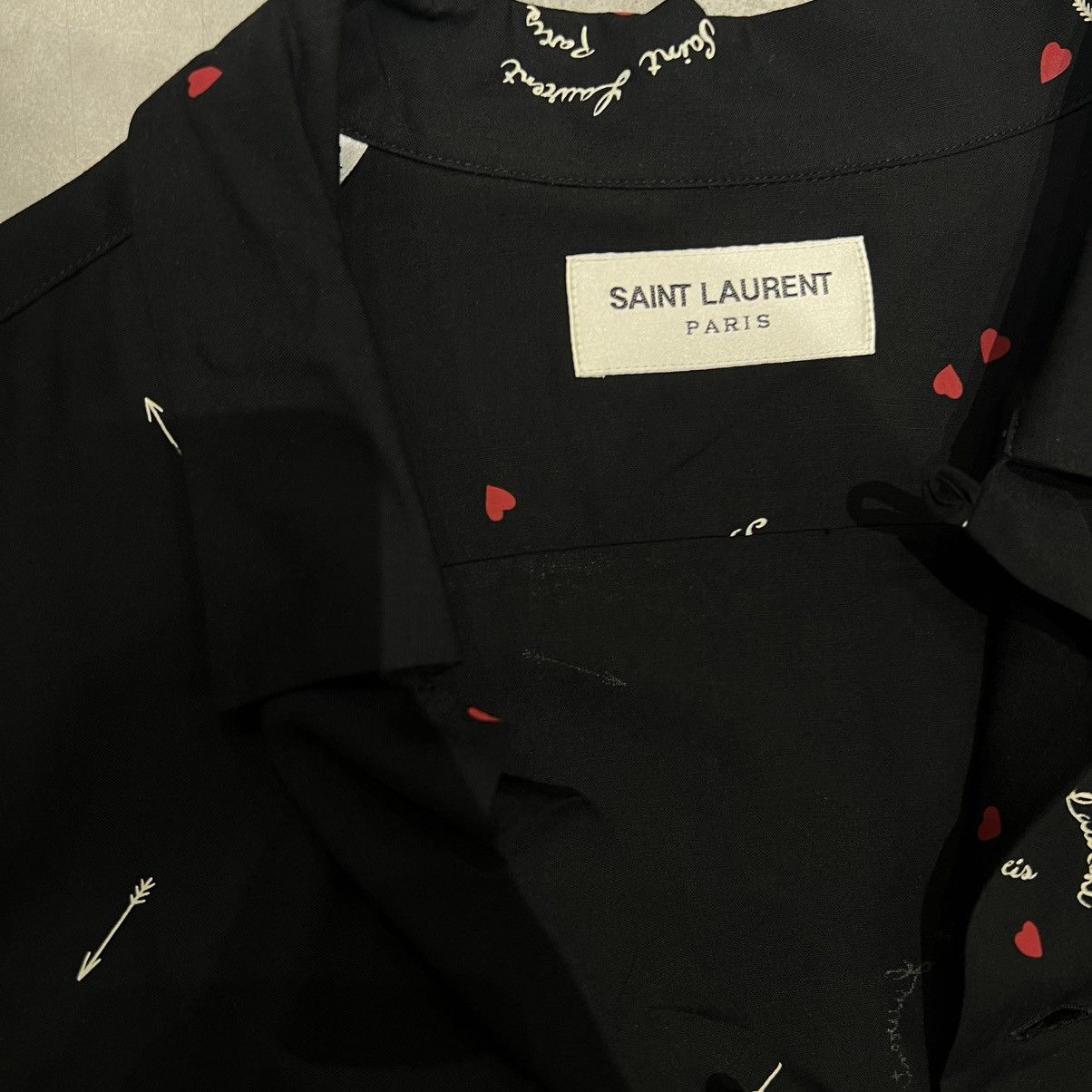 Saint Laurent Paris Saint Laurent Short Sleeve Shirt in Large Size US L / EU 52-54 / 3 - 2 Thumbnail
