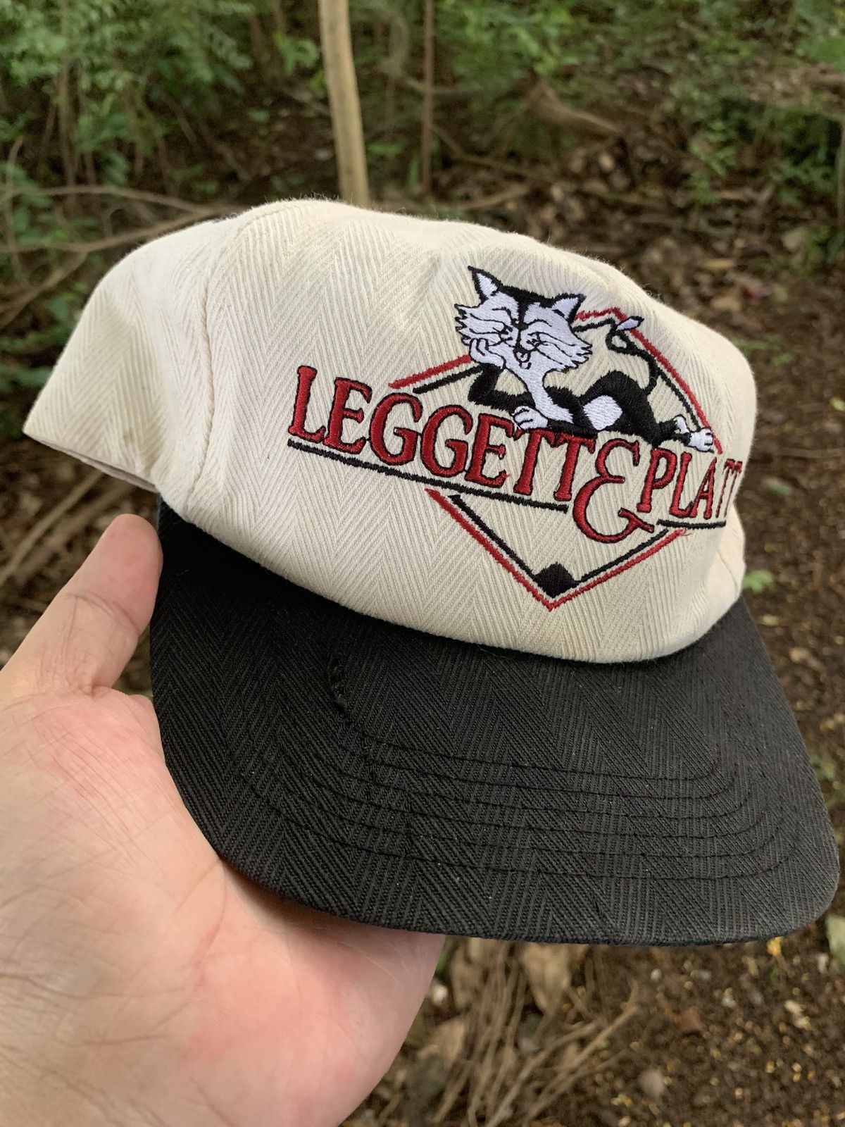 Vintage Vintage 90s Laggette & Platt Two Tone By K Product Rope Hat Size ONE SIZE - 2 Thumbnail