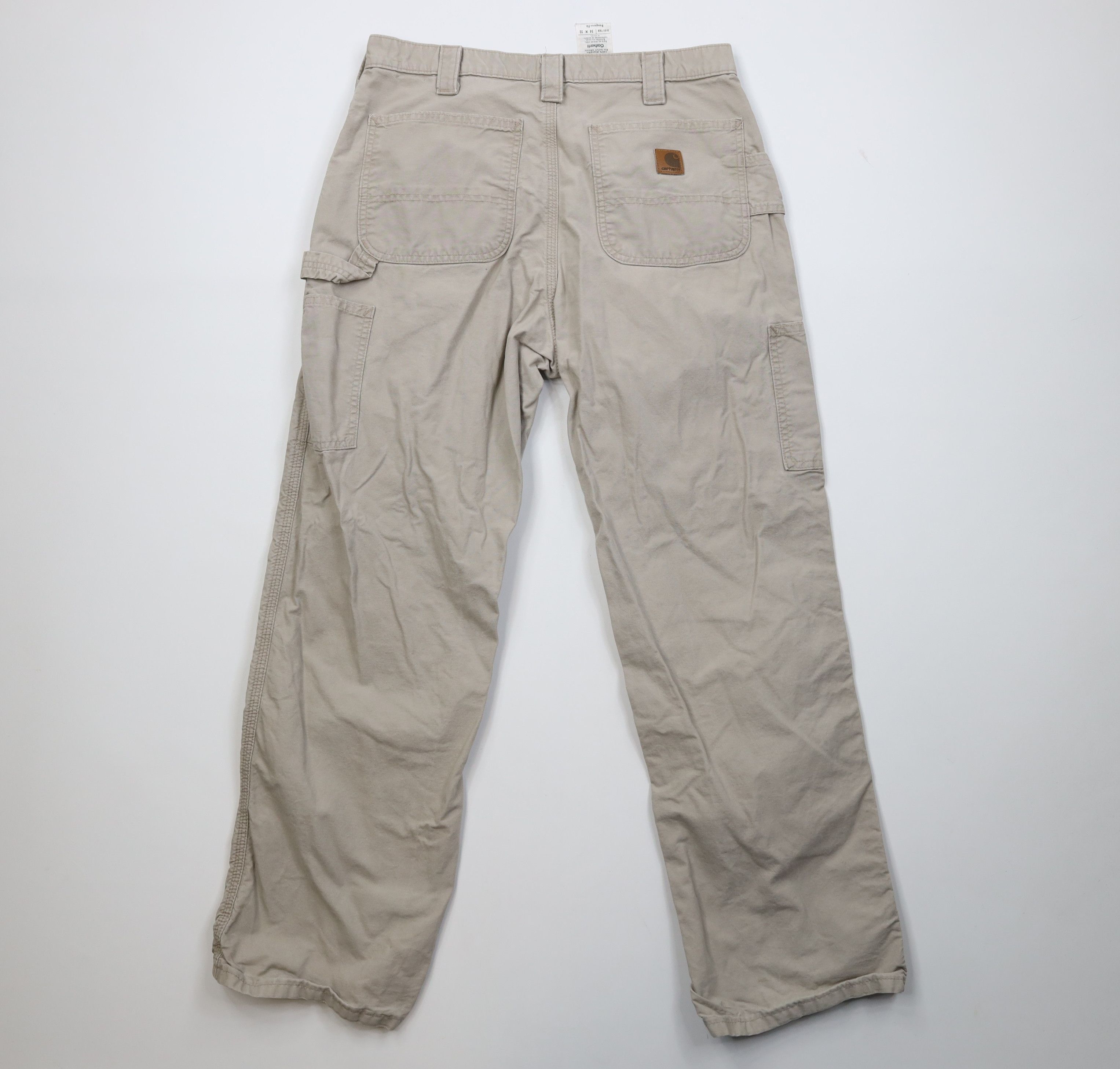 Carhartt Vintage Y2K Carhartt Canvas Relaxed Wide Leg Dungaree Pants Size US 34 / EU 50 - 10 Thumbnail