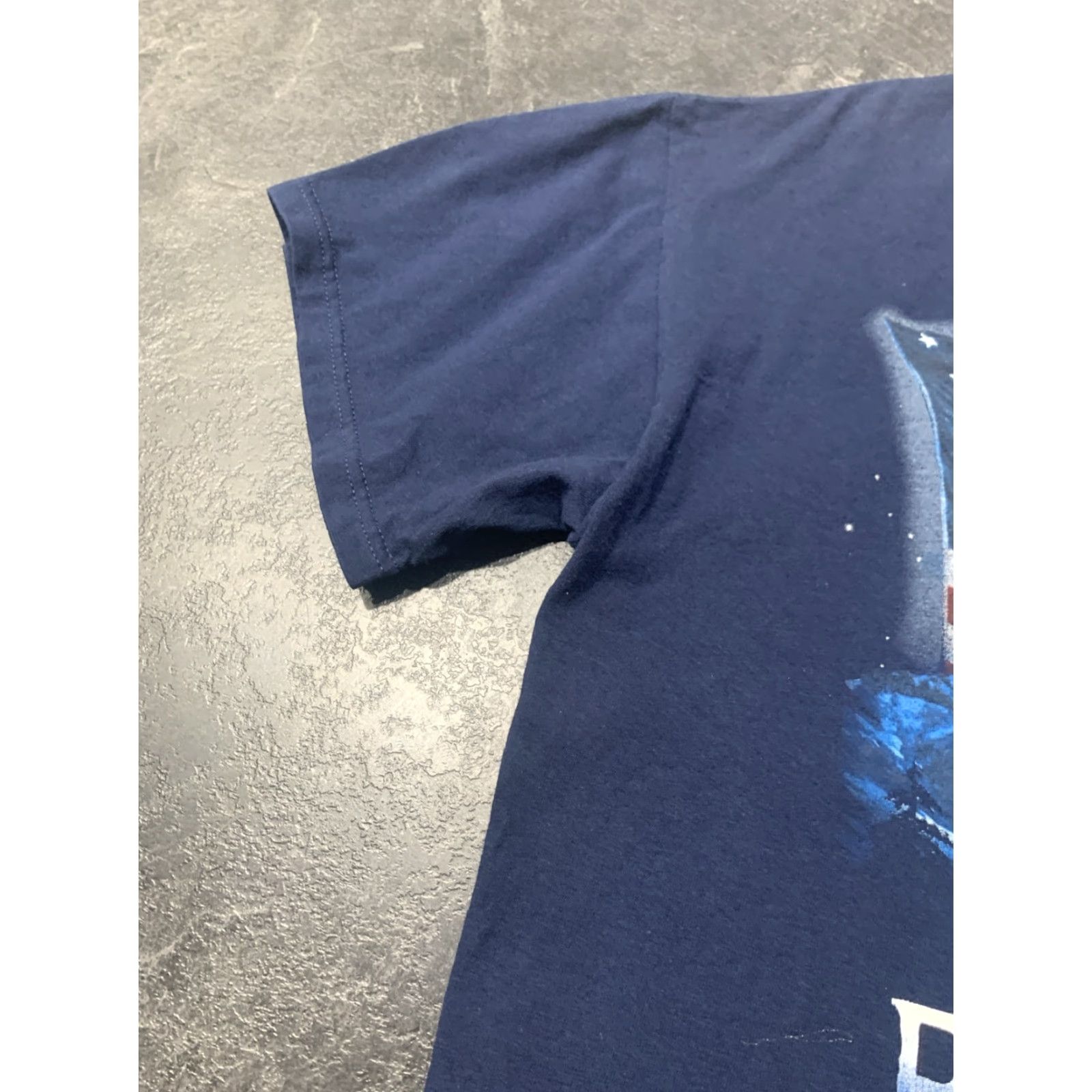 Vintage Authentic Classics Men's T-Shirt Size Large Blue USA Flag Patriotic Graphic Tee Size US L / EU 52-54 / 3 - 5 Thumbnail