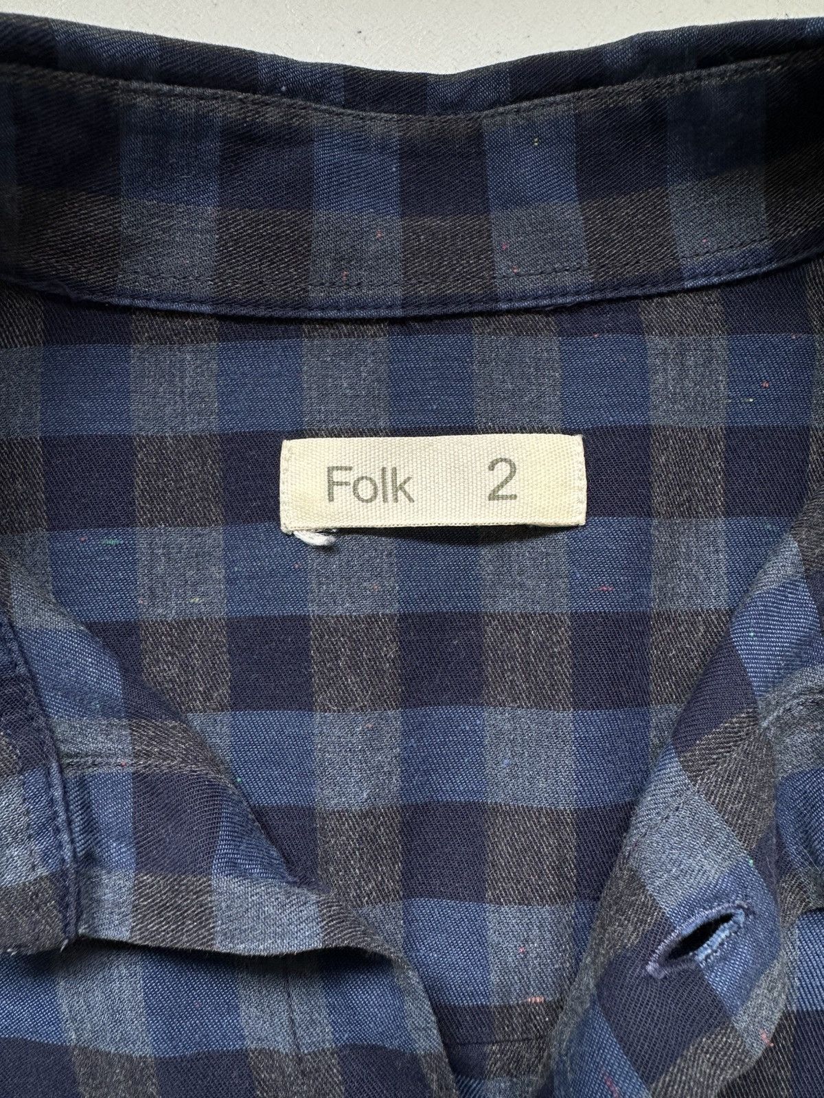 Folk Folk Flannel Button Up Shirt Size US M / EU 48-50 / 2 - 8 Thumbnail