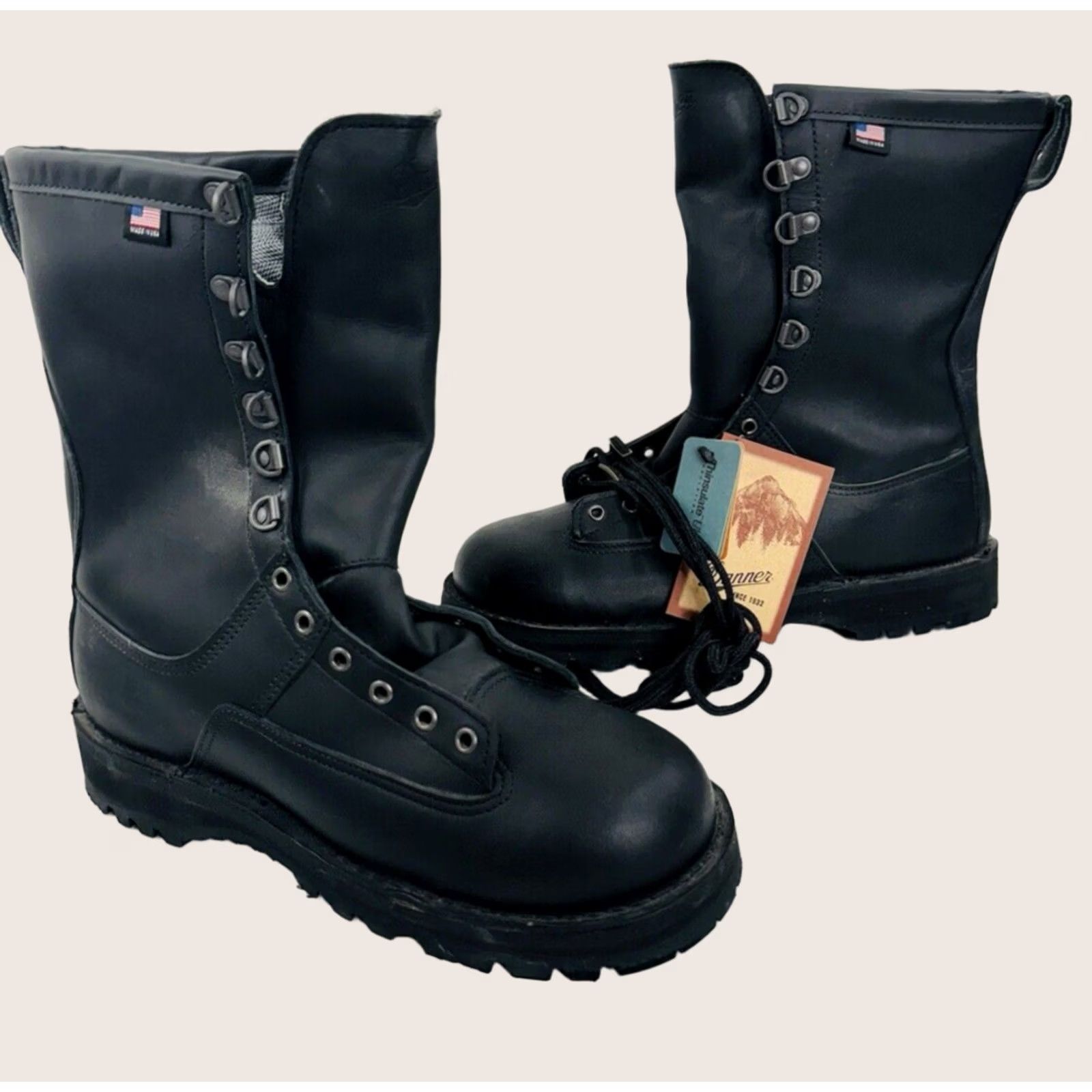 Danner DANNER Boots - NEW w TAGS - GORE TEX VIBRAM THINSULATE SAFETY 9.5 Work 600G GTX Black Matte Mens 9.5 Boots Size US 10 / EU 43 - 1 Thumbnail