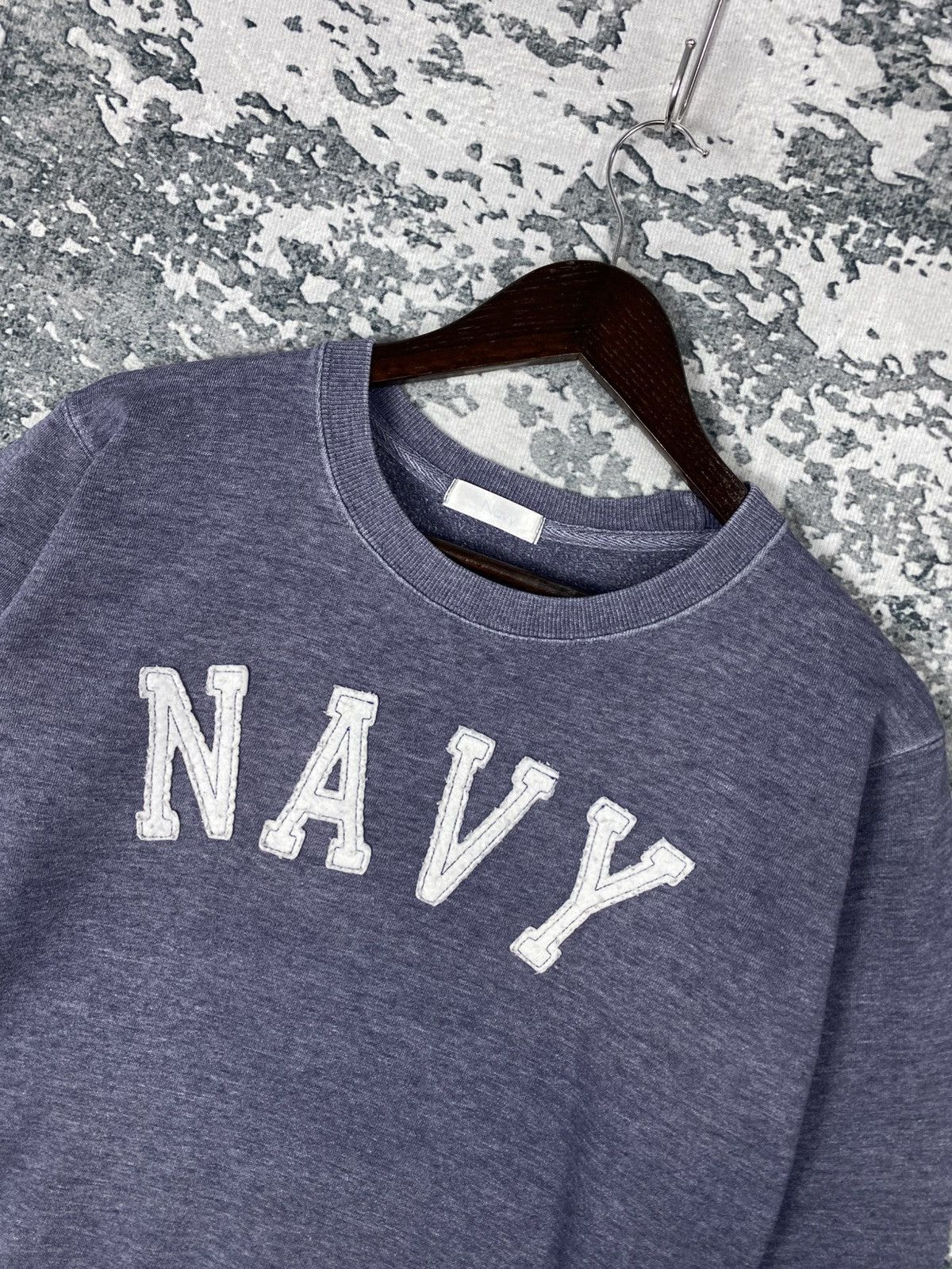 Old Navy Vintage Navy Crewneck Sweatshirts Size US M / EU 48-50 / 2 - 2 Thumbnail