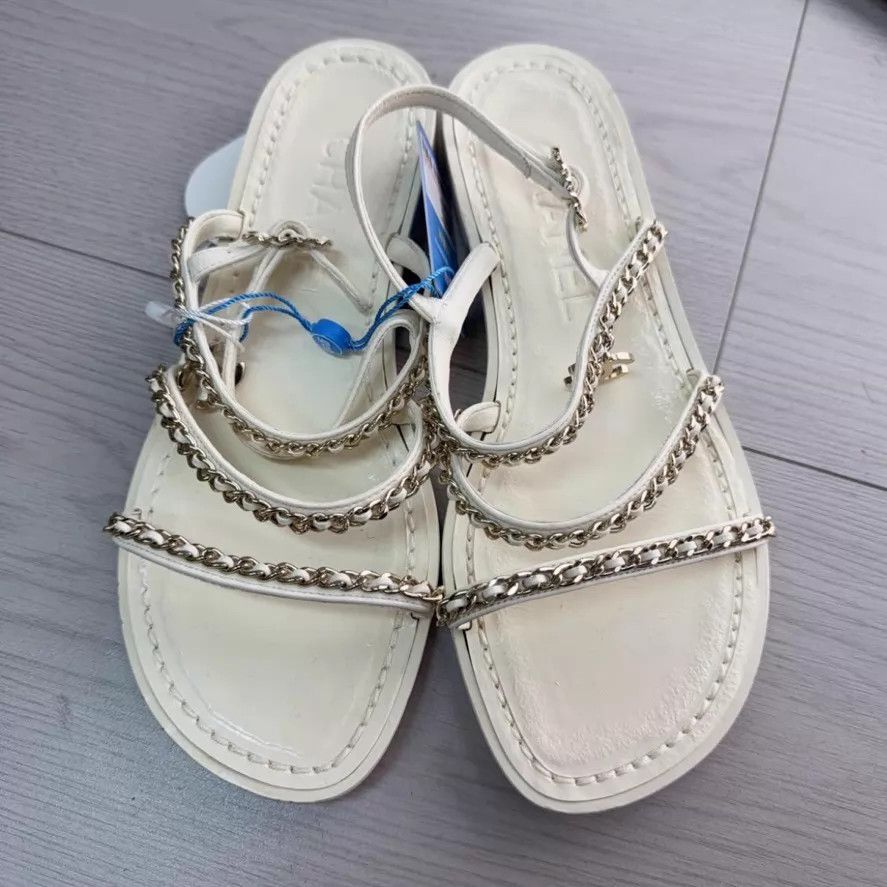Chanel Chanel women's sandals 36.5 260308YCC1X03 Size US 6 / IT 36 - 1 Thumbnail