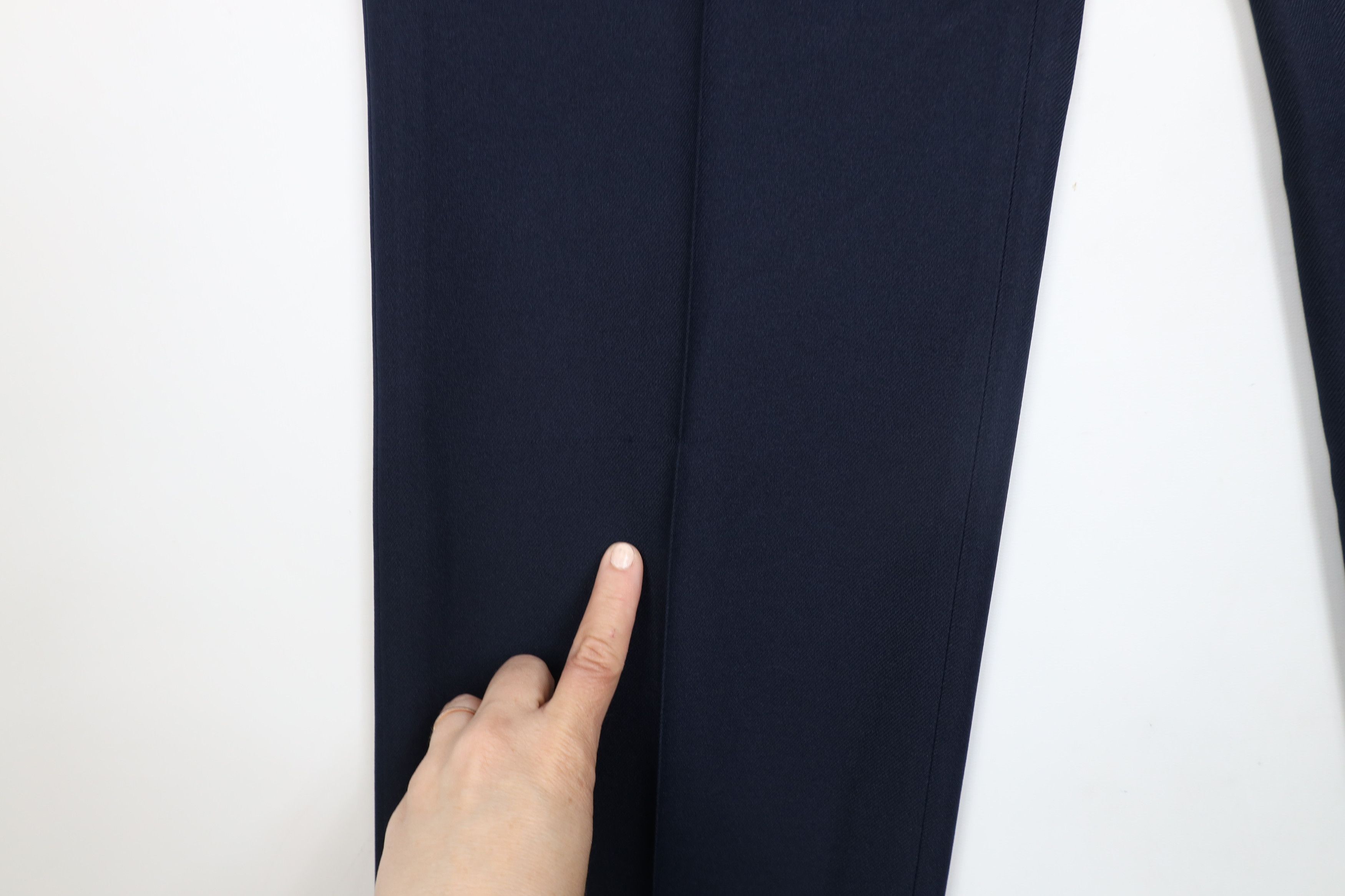 Levi's × Vintage Vintage 70s Levis Bell Bottoms Chino Pants Navy Blue USA Size US 36 / EU 52 - 5 Thumbnail