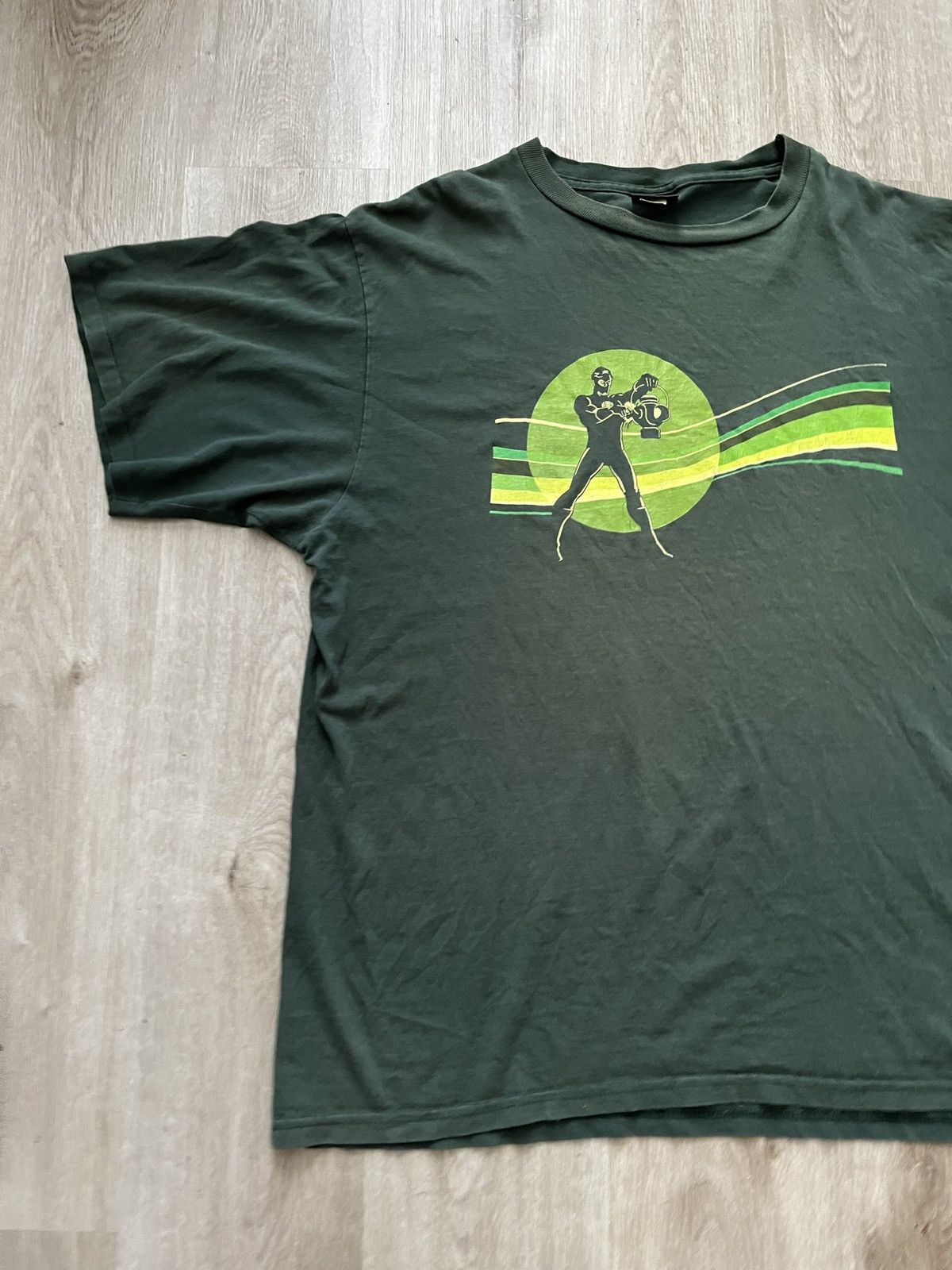 Vintage VINTAGE GREEN LANTERN SUPERHERO T-SHIRT Size US XXL / EU 58 / 5 - 6 Thumbnail