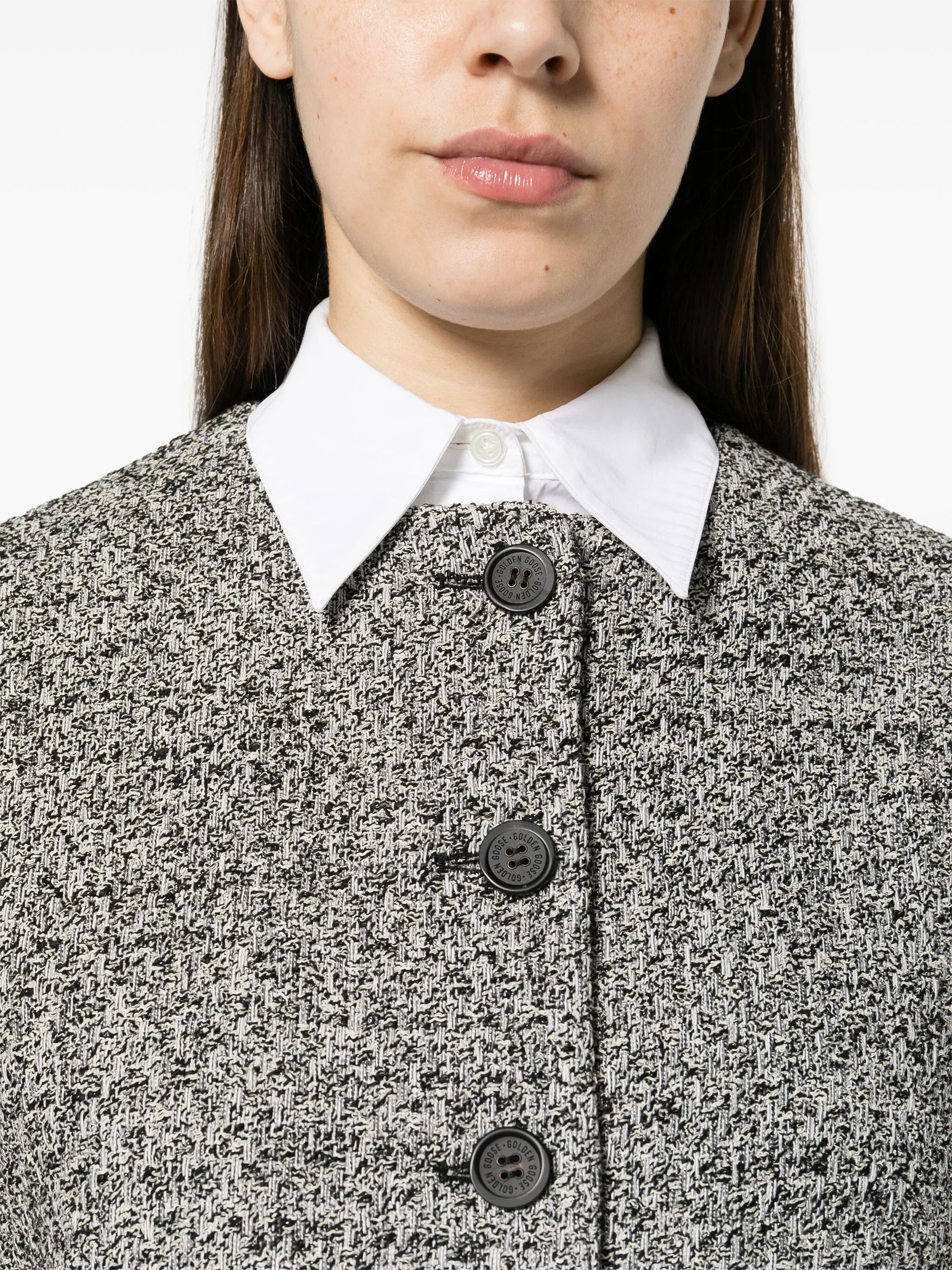 Golden Goose o1y0725 Jacket in Black/White Size M / US 6-8 / IT 42-44 - 2 Thumbnail