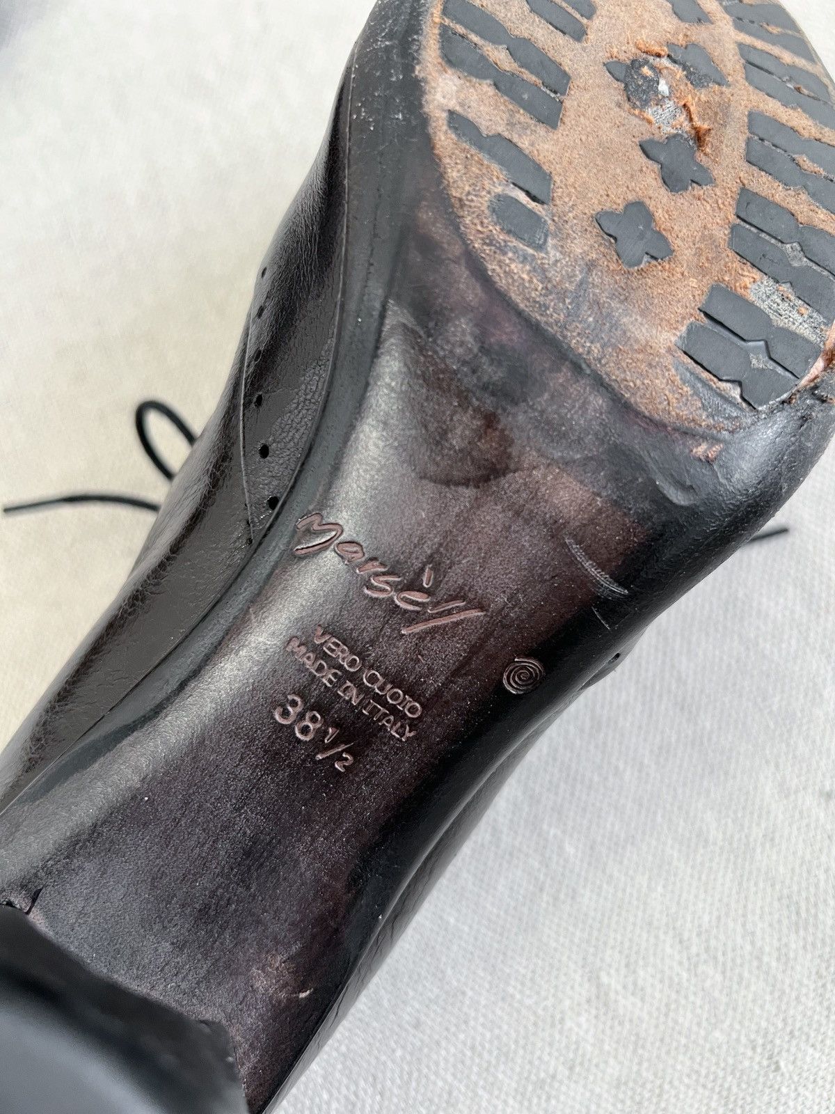 Marsell Marsell Leather Heeled Oxfords Size US 9 / IT 39 - 11 Thumbnail