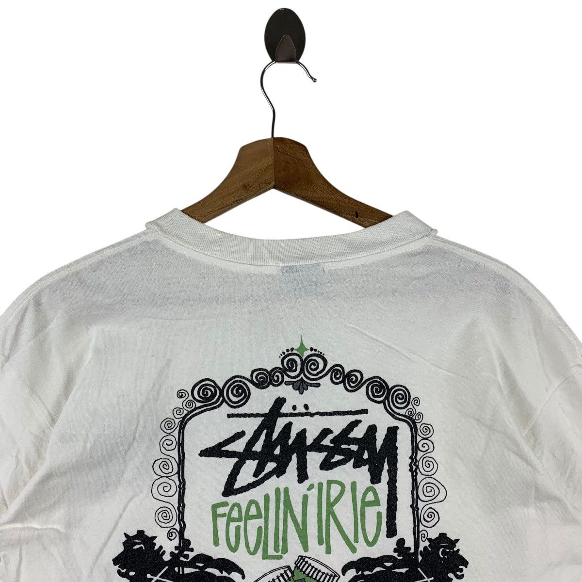 Stussy Vintage 90s STUSSY feelin irie big back hit long sleeve tee Size US M / EU 48-50 / 2 - 9 Thumbnail