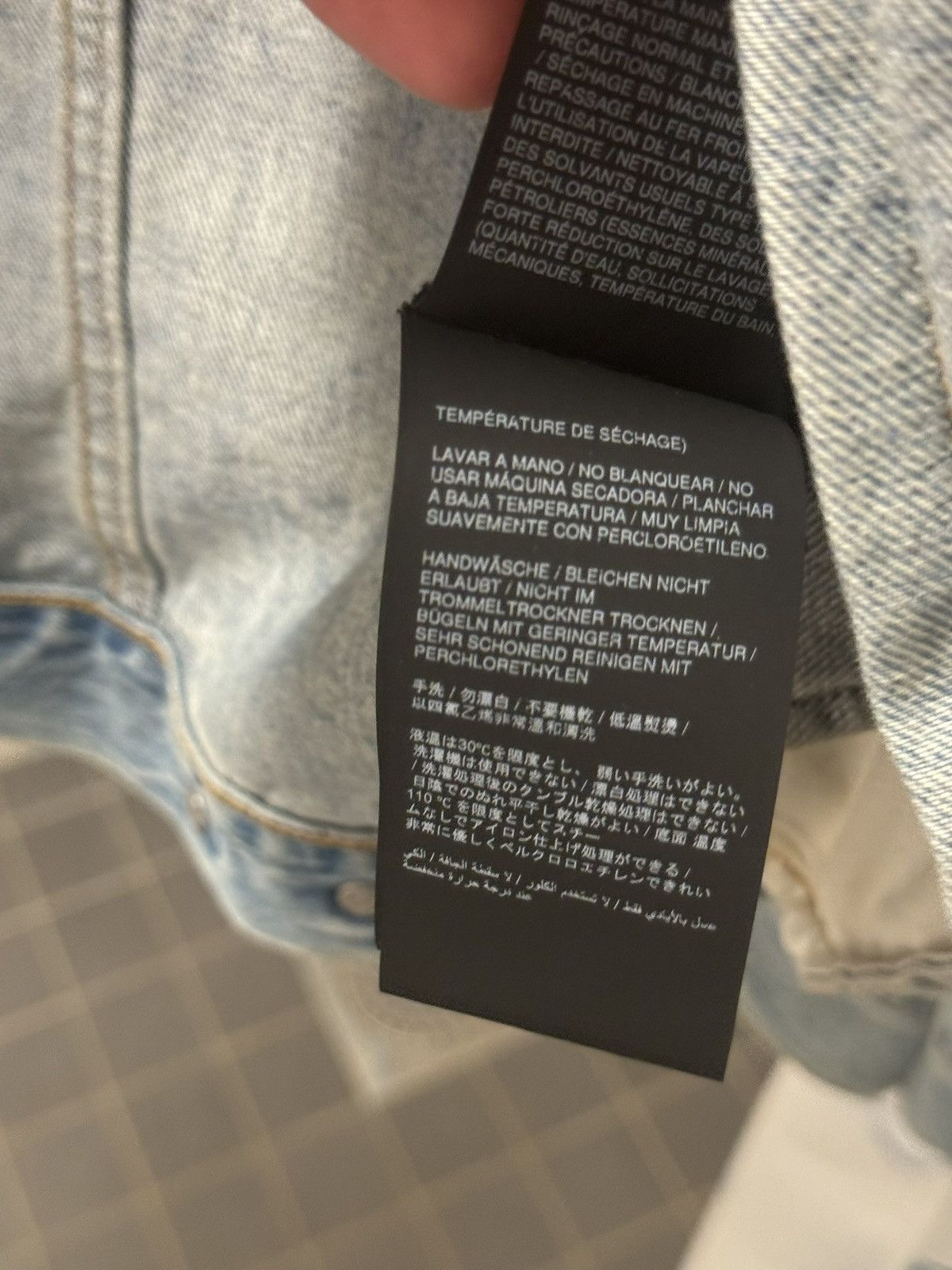 Ben Taverniti Unravel Project Assymetric Denim Jacket Size US XL / EU 56 / 4 - 16 Thumbnail