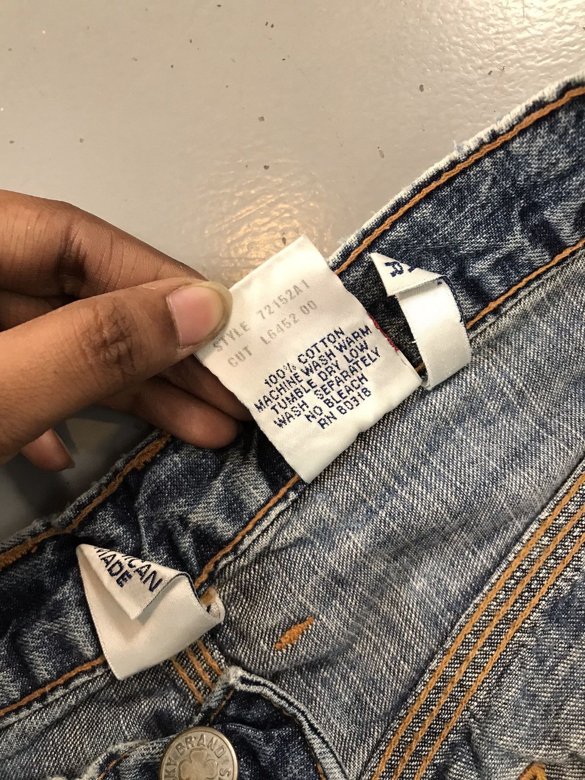 Lucky Brand × Vintage Vintage lucky brand carpenter denim Size US 30 / EU 46 - 10 Thumbnail