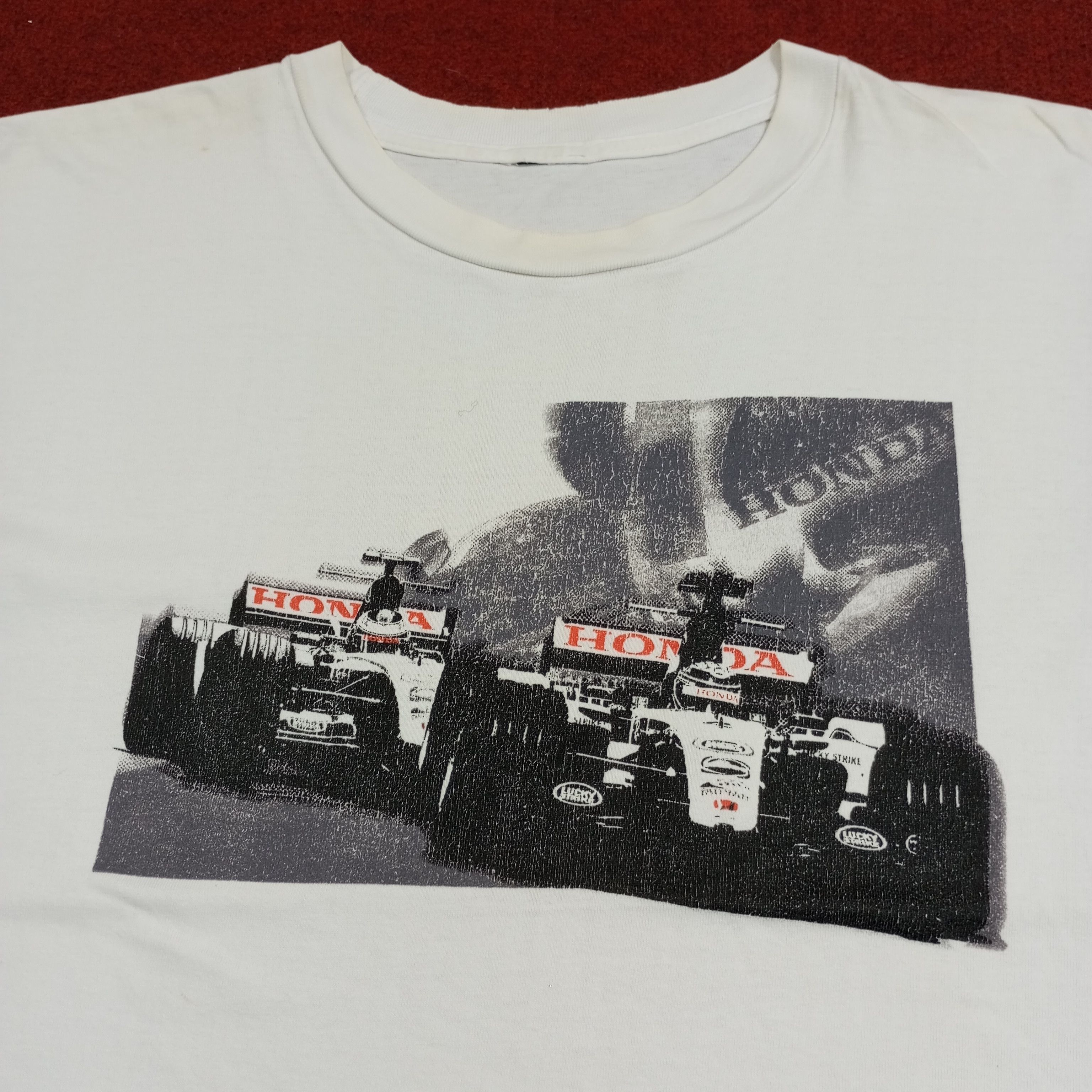 Honda × Vintage Honda Racing F1 Japanese Motorsports Tshirt Size US L / EU 52-54 / 3 - 2 Thumbnail