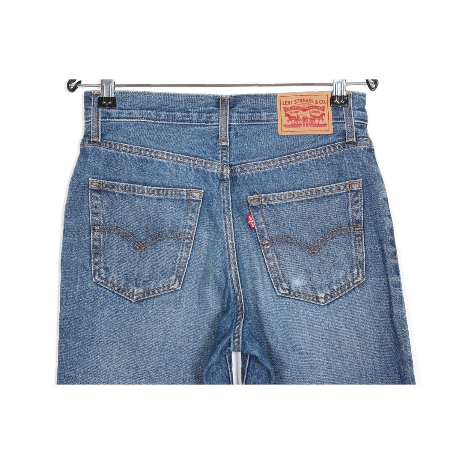 Levi's VINTAGE LEVI’S ’94 BAGGY Jeans Women 26 Regular W26 L31 Zip Fly, 5-Pocket Denim Blue Size 26" / US 2 / IT 38 - 3 Thumbnail