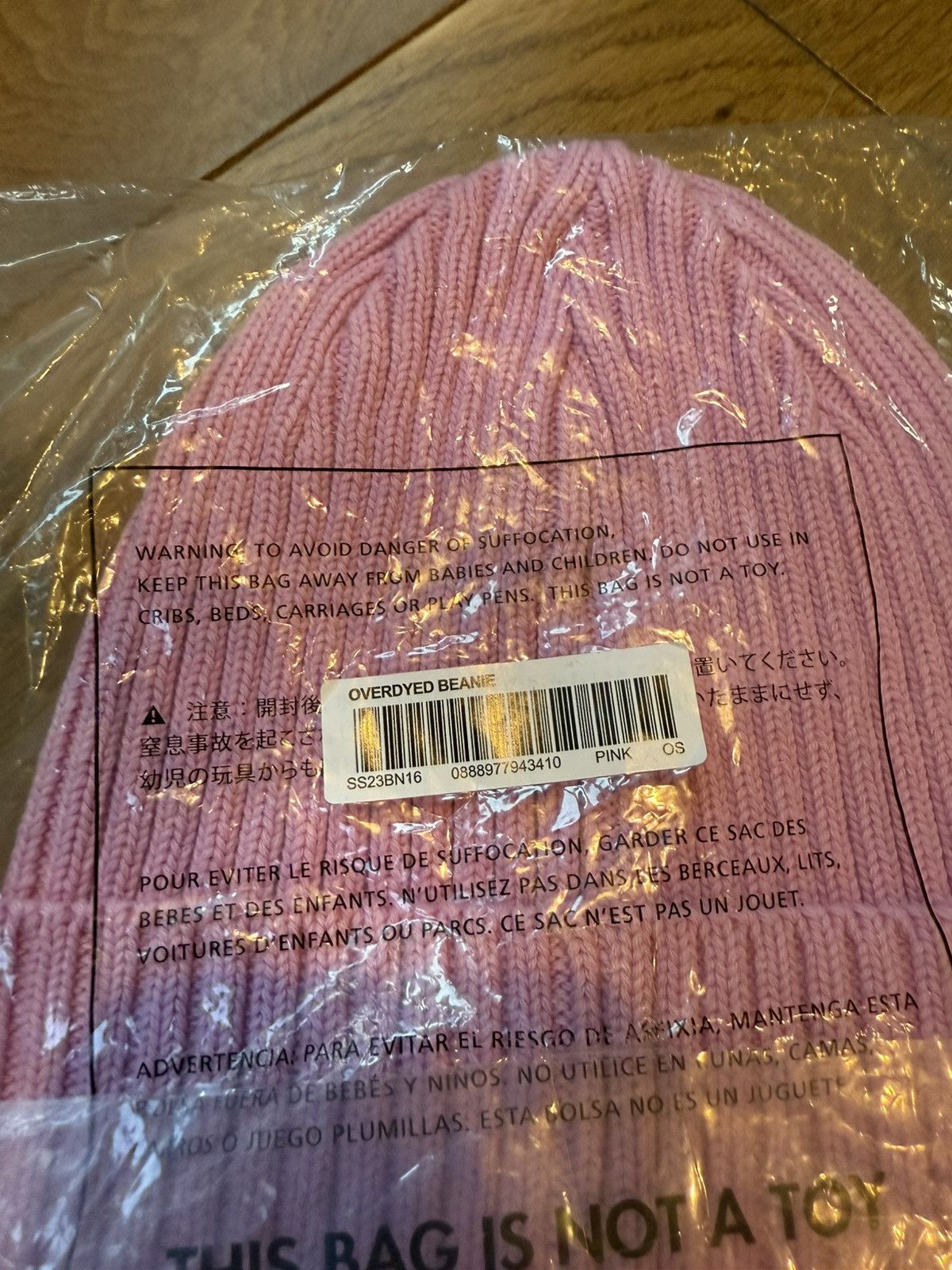 Supreme Supreme Overdyed Beanie Pink SS23 Size ONE SIZE - 2 Thumbnail