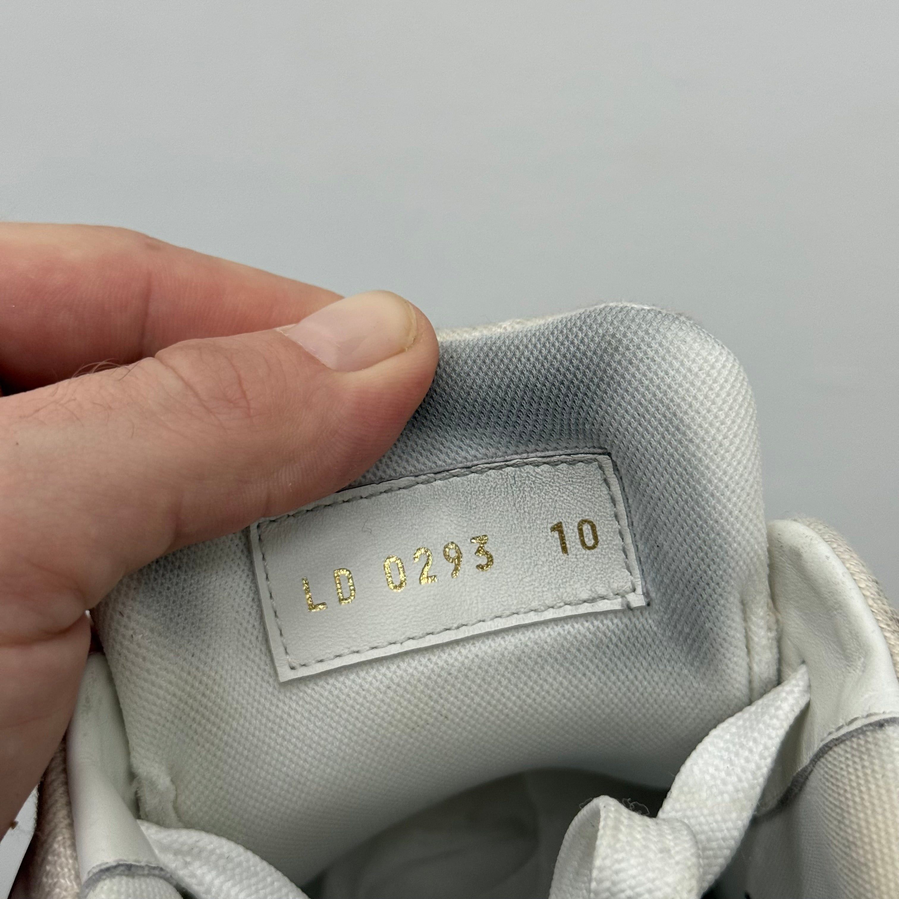 Louis Vuitton Louis Vuitton Canvas Monogram Trainer Sneakers White - LV 10 Size US 11.5 / EU 44-45 - 4 Thumbnail