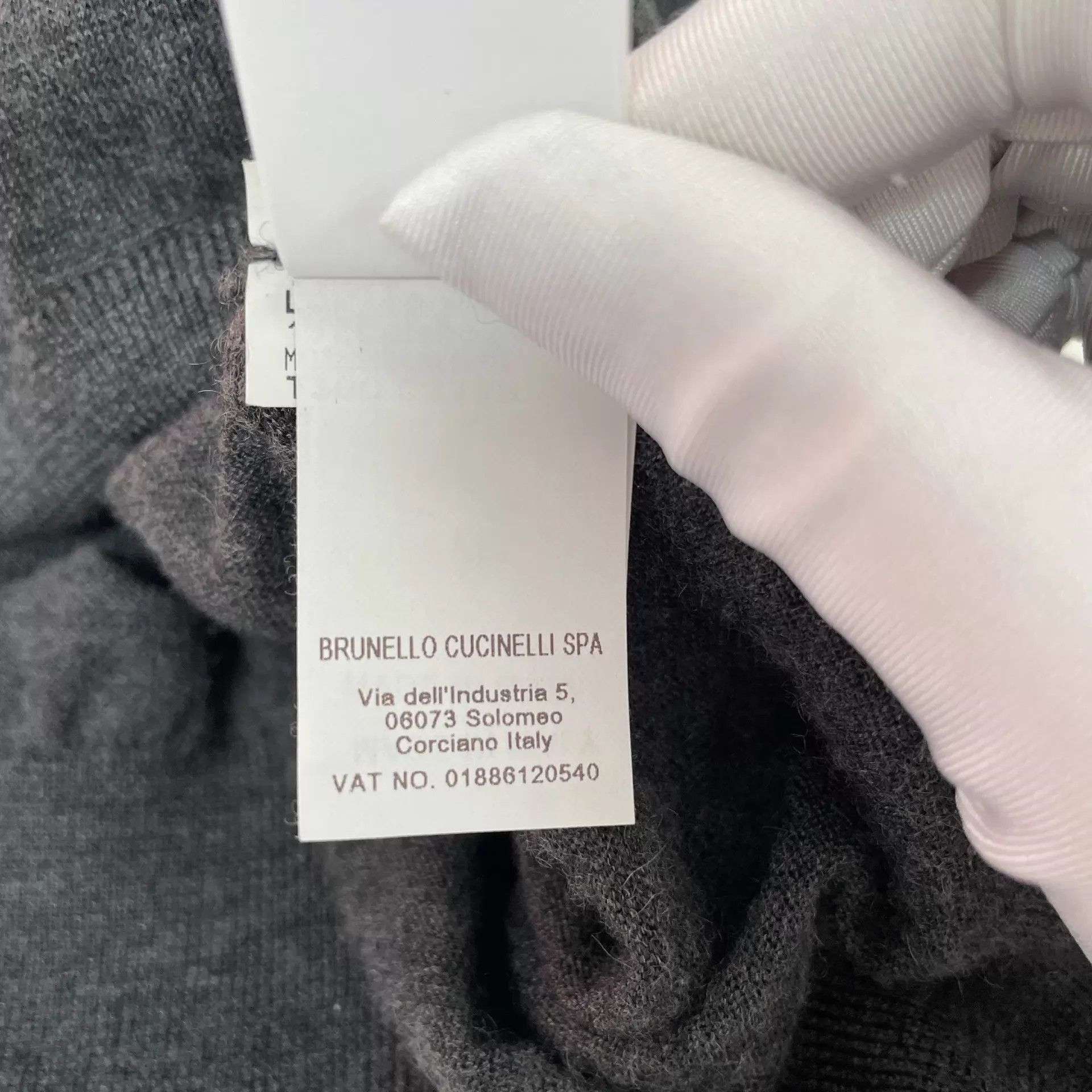 Brunello Cucinelli BRUNELLO CUCINELLI Gray Top M pre-owned Size M / US 6-8 / IT 42-44 - 9 Thumbnail