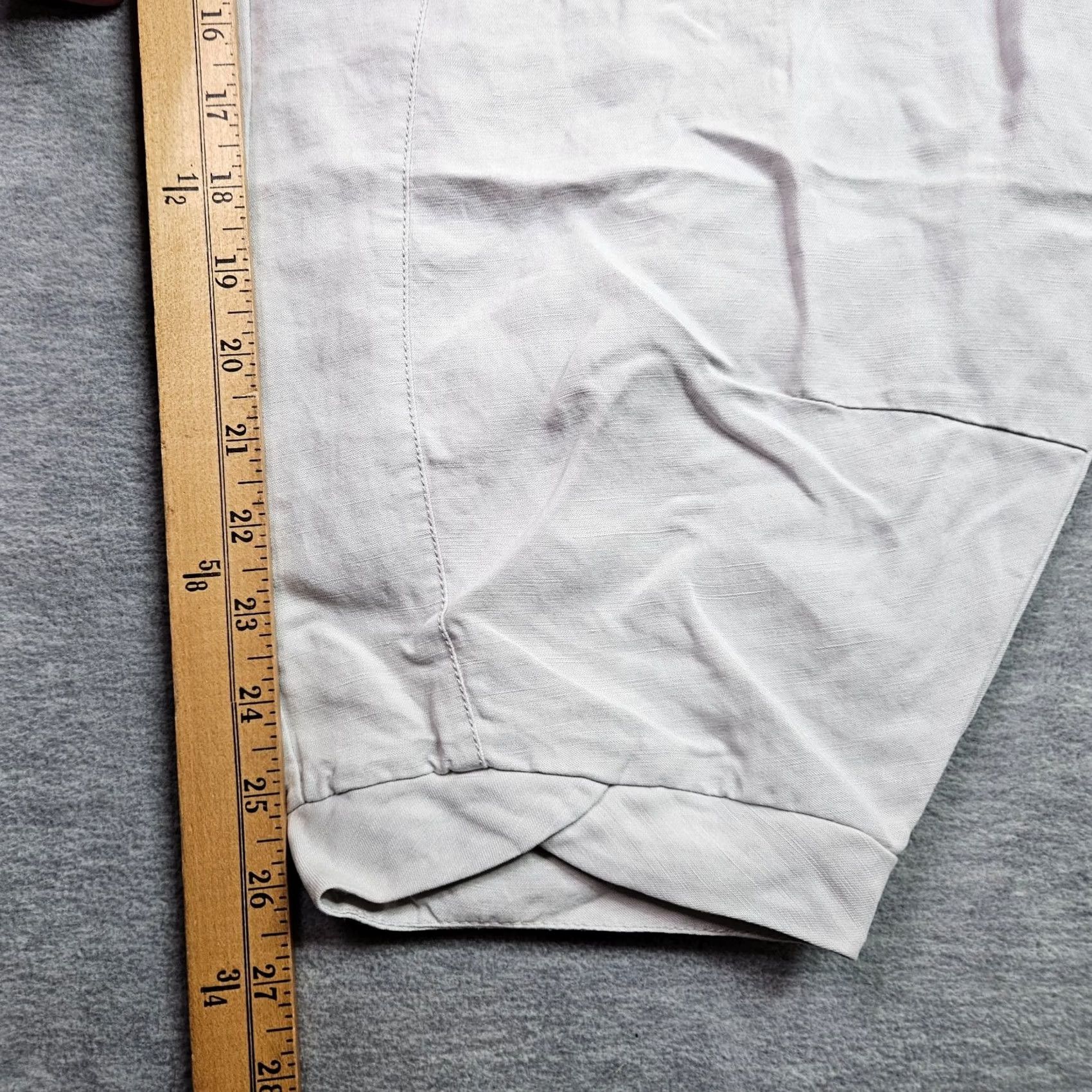 Vintage Stella Carakasi Womens Sz S Ivory White Casual Lightweight Tapered Pants NWT Size 28" / US 6 / IT 42 - 6 Thumbnail