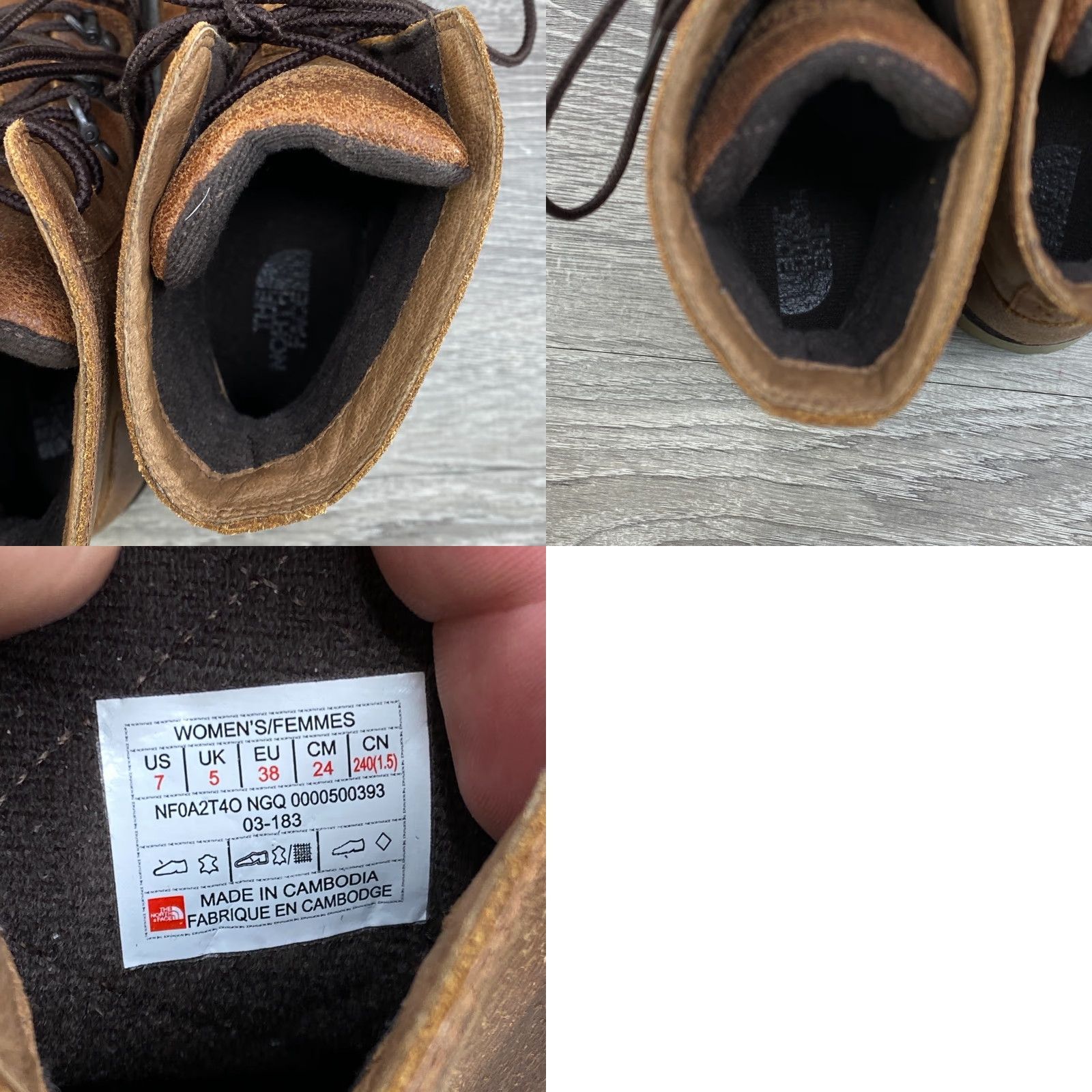 The North Face The North Face Ballard Lace II Boots Women’s 7 Brown Nubuck Leather Mid-Calf High Top Boots Size S / US 4 / IT 40 - 8 Thumbnail