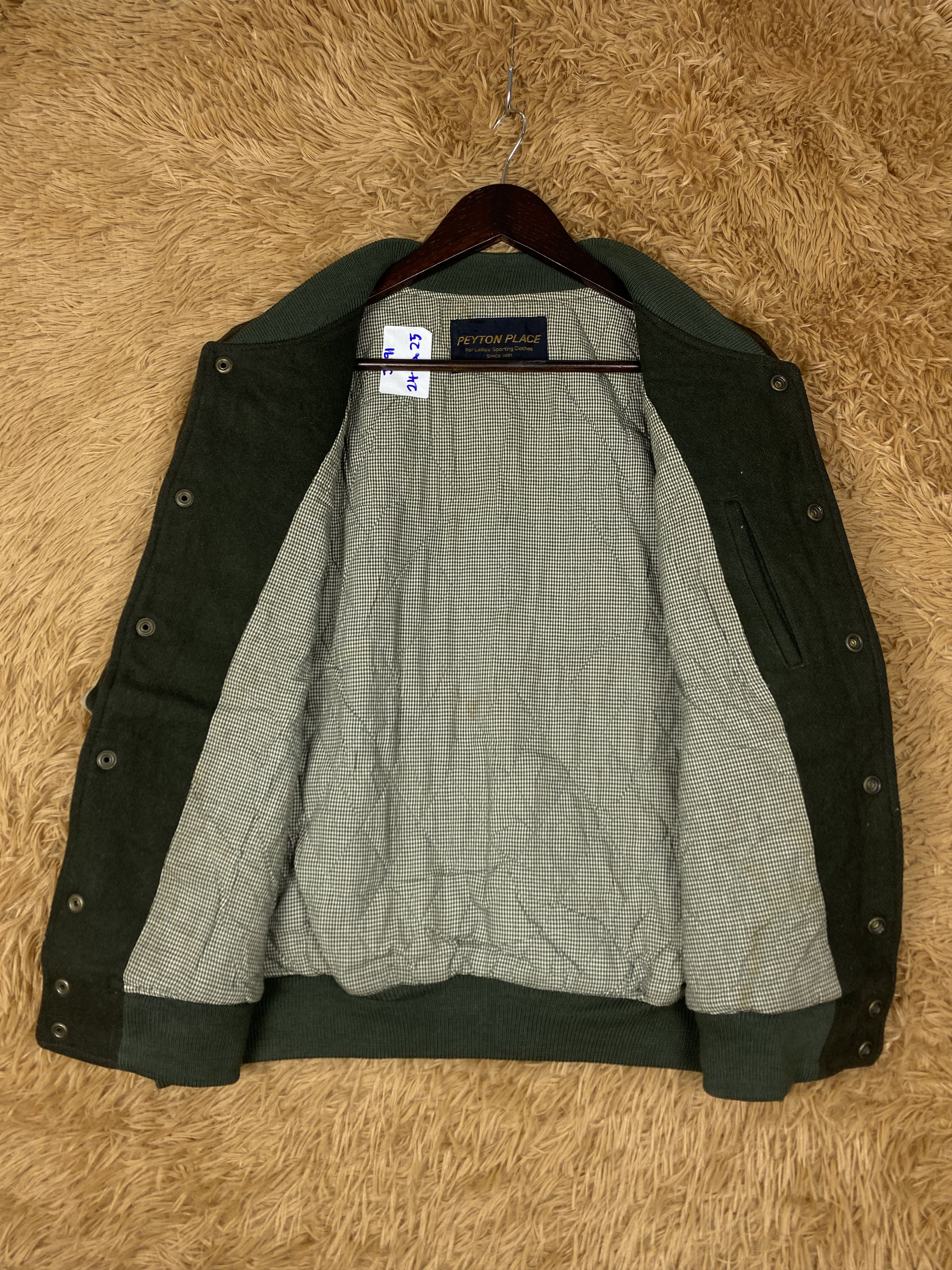 PPFM Vintage PPFM Peyton Place Leather Sleeve Varsity DJ0291 Size US M / EU 48-50 / 2 - 6 Thumbnail