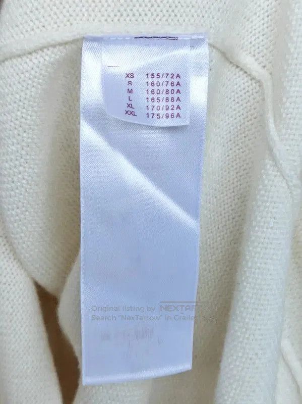 Louis Vuitton Louis Vuitton Winter Cream Cashmere Knit Sweater . Size XS / US 0-2 / IT 36-38 - 6 Thumbnail