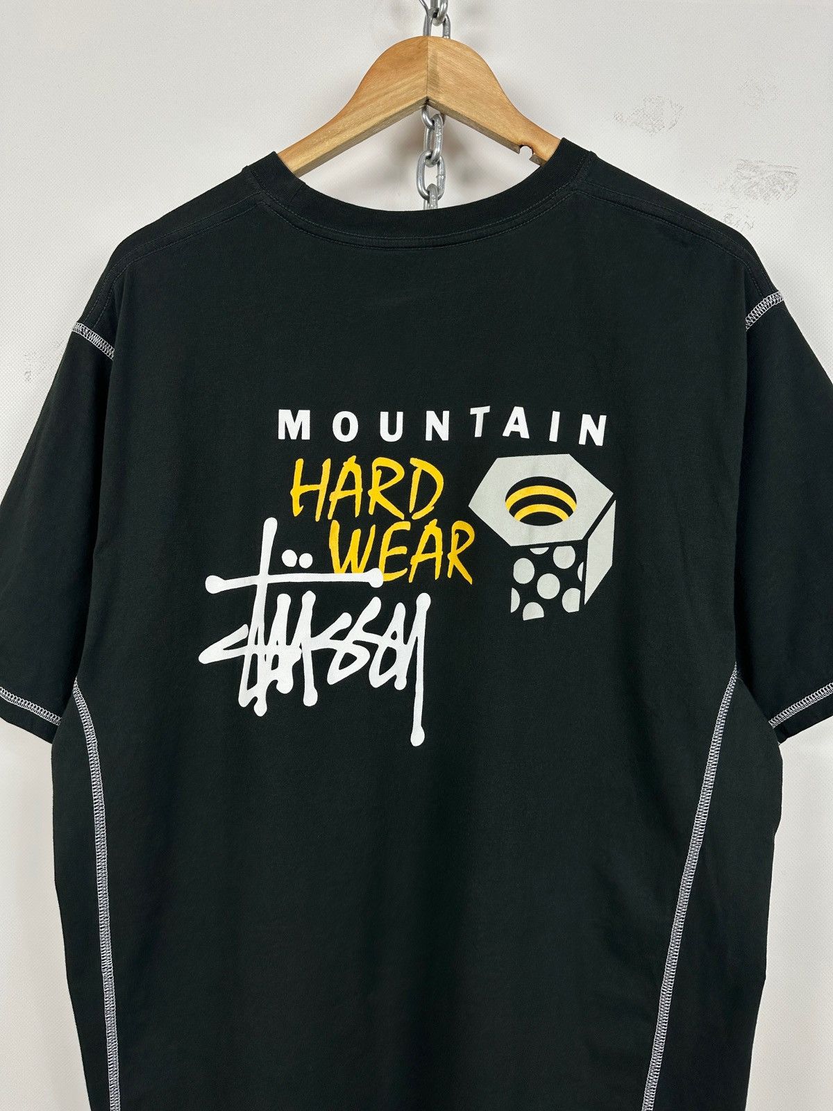Mountain Hardwear × Stussy Stussy x Mountain Hardwear Navy Green T-Shirt Size US L / EU 52-54 / 3 - 3 Thumbnail