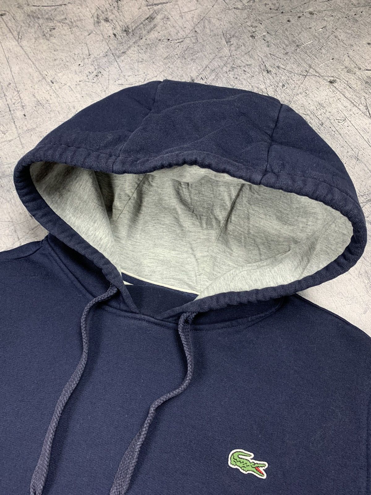 Lacoste Designer Lacoste Hoodie Luxury Streetwear Navy Blue Size S Size US S / EU 44-46 / 1 - 6 Thumbnail