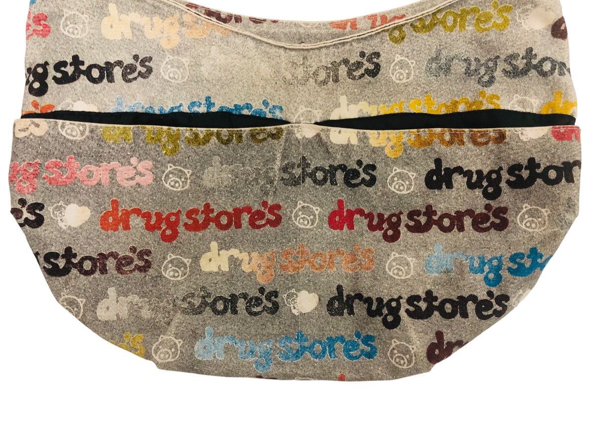 20471120 × Beauty Beast × Japanese Brand DOPE 🔥 DRUG STORES 🇯🇵 SHOULDER SLING BAG POP STYLE MONOGRAM Size ONE SIZE - 4 Thumbnail