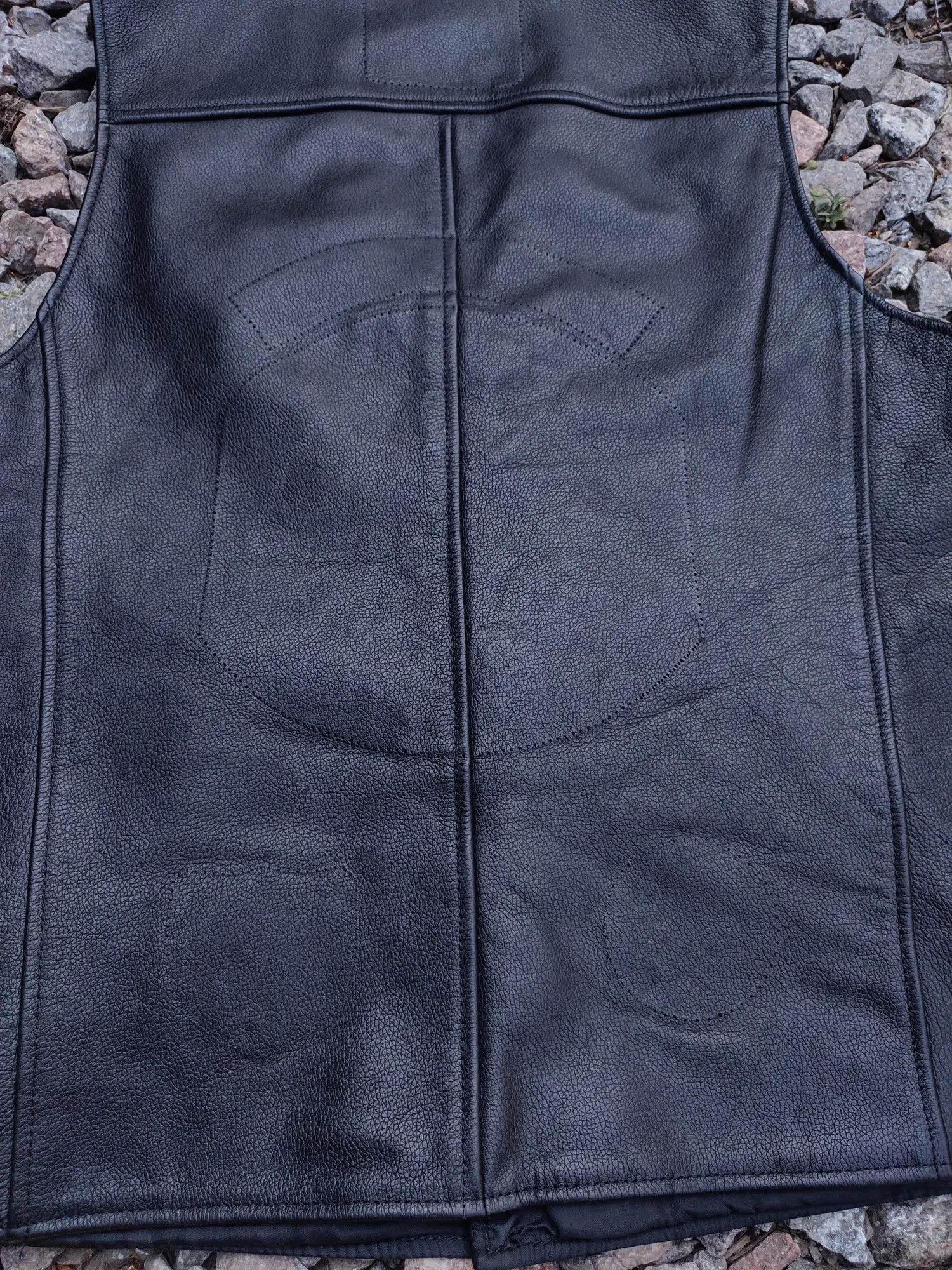 Harley Davidson Harley Davidson Vintage Leather Biker Vest Size US L / EU 52-54 / 3 - 12 Thumbnail
