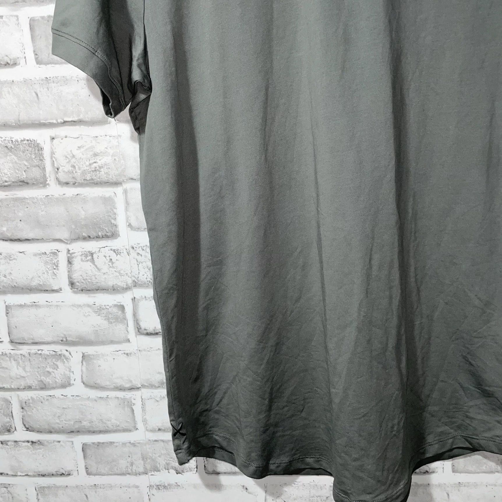 Cuts Cuts Polo Shirt Gray Pima Cotton Blend Curve-Hem Mens L Size US L / EU 52-54 / 3 - 3 Thumbnail