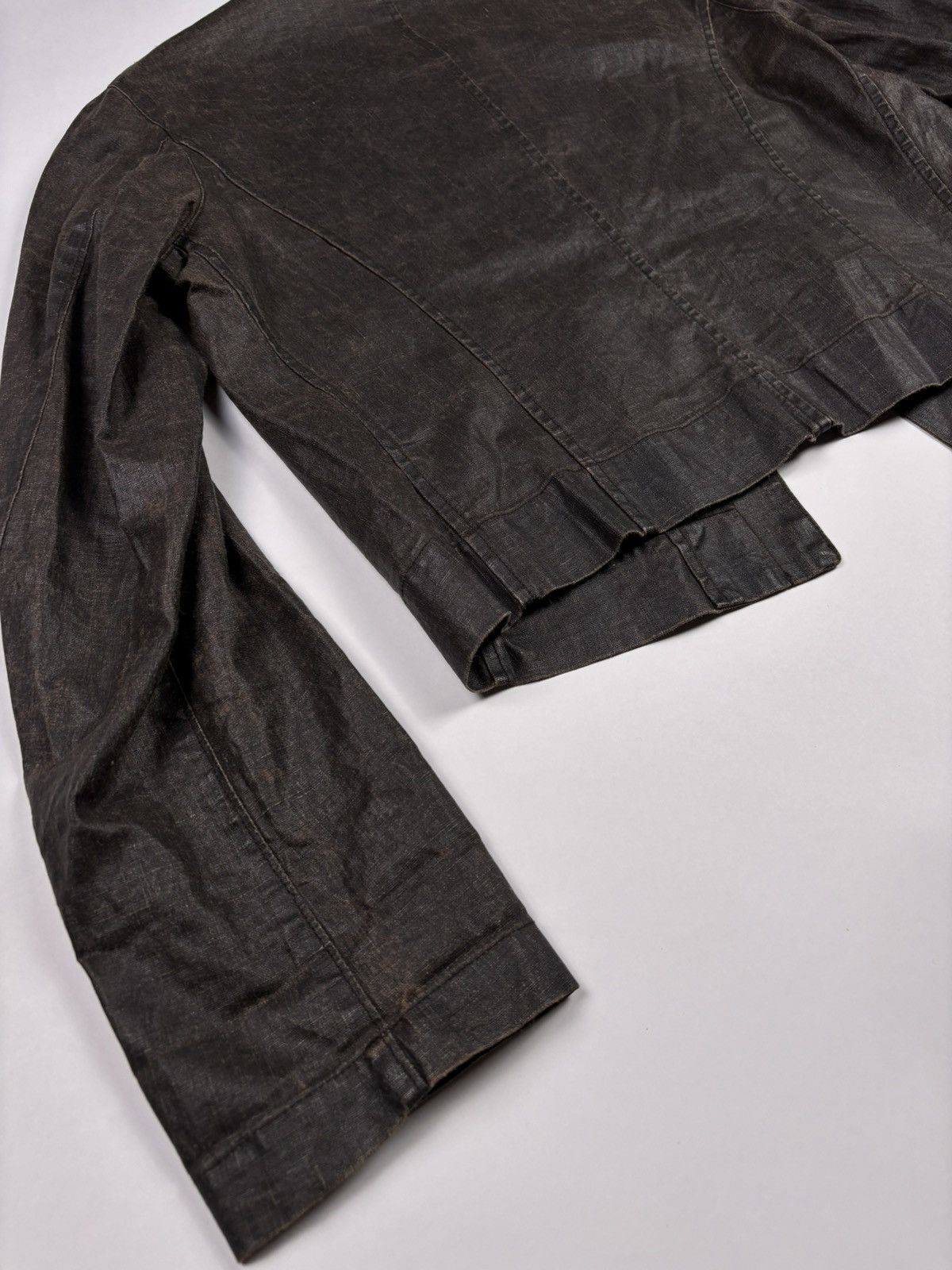 C.P. Company × Massimo Osti 2000's C.P. Company waxed linen jacket Size M / US 6-8 / IT 42-44 - 2 Thumbnail