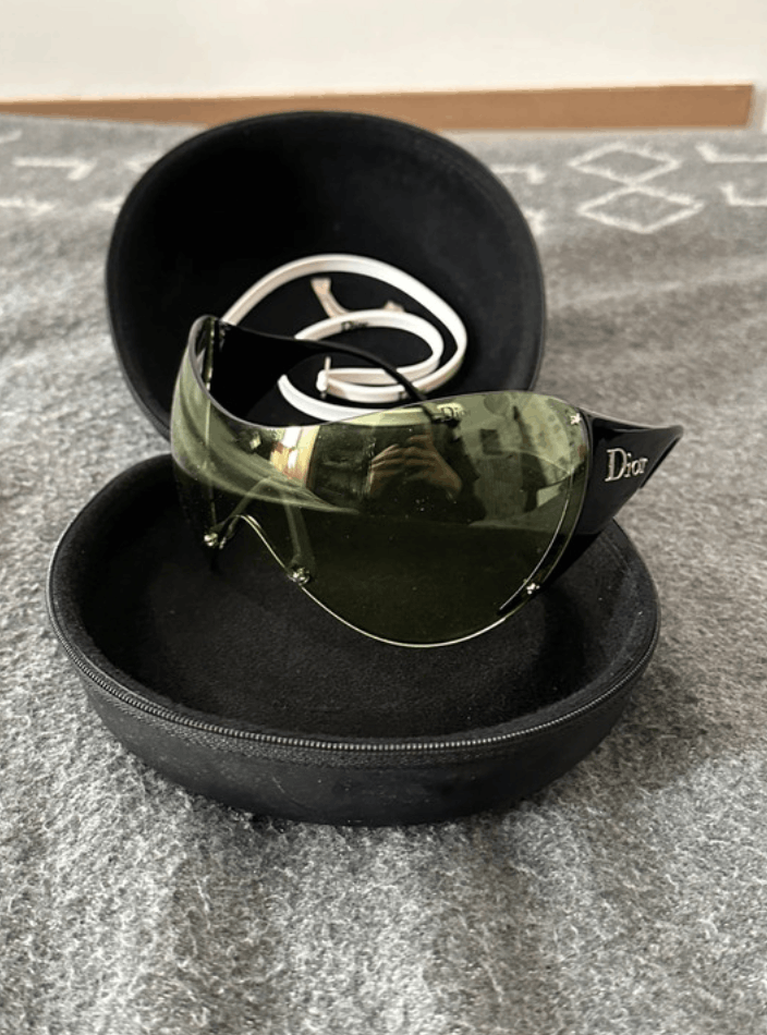 Dior DIOR Sunglasses SKI Rimless Mask Pop Bike Shield RI932 Size ONE SIZE - 2 Thumbnail