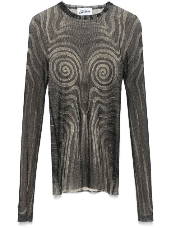 Jean Paul Gaultier JEAN PAUL GAULTIER Women Sweater 2534FTO270 T587000203 Black Size XS / US 0-2 / IT 36-38 - 1 Thumbnail