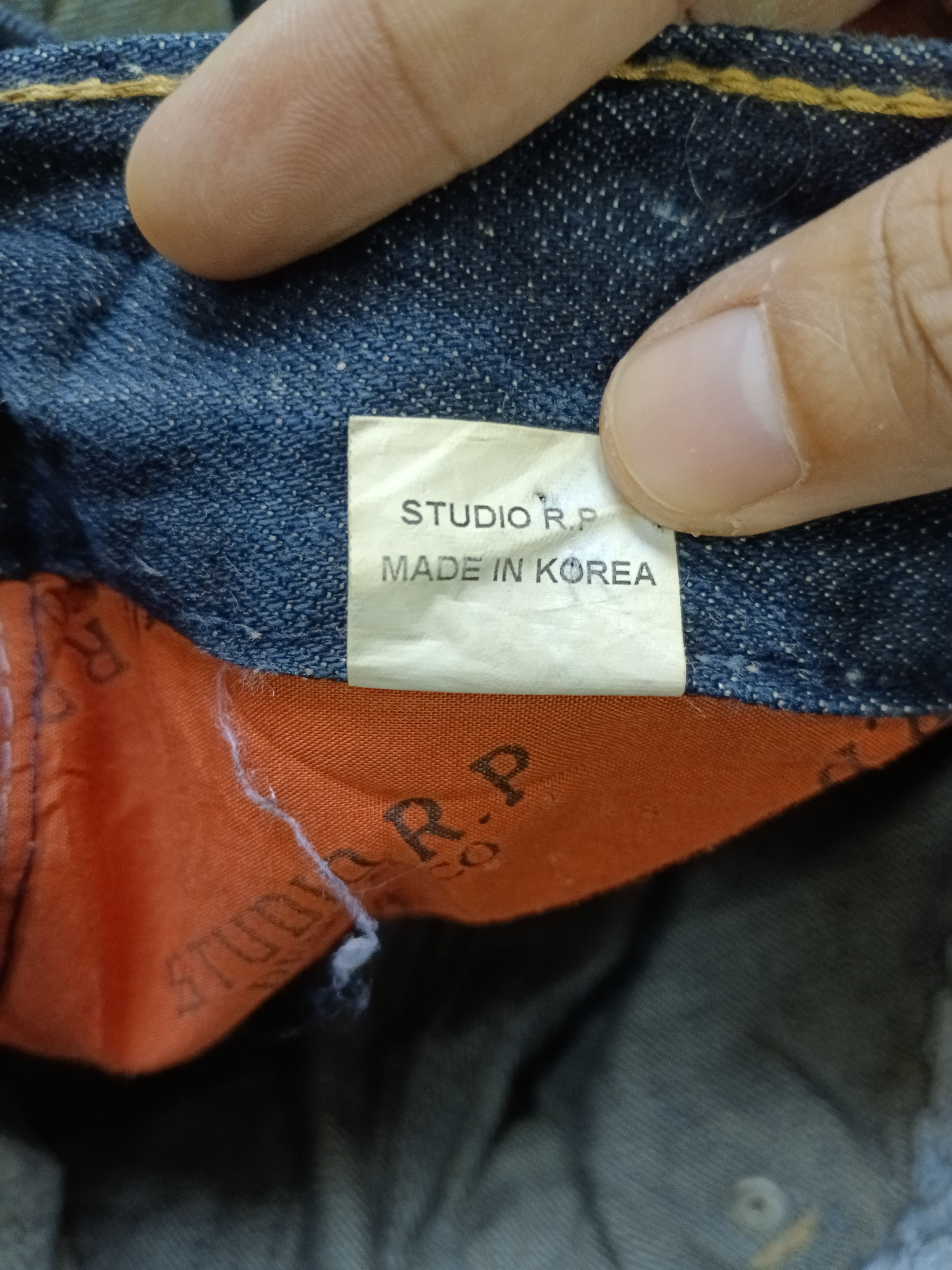Japanese Brand SiCK RUSTY STUDIO RP WING EMBROIDED DENIM PANTS Size US 31 - 7 Thumbnail