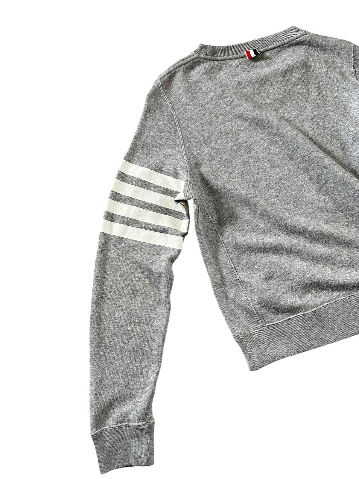 Thom Browne Thom Browne 4 Bar Classic Sweatshirt Size US XS / EU 42 / 0 - 10 Thumbnail