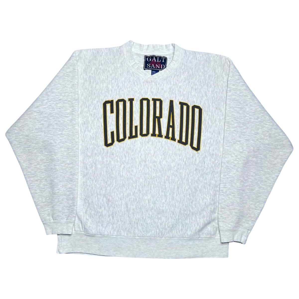 NCAA 1990s NCAA Colorado Buffaloes Galt Sand Arch Logo Sweatshirt Size US L / EU 52-54 / 3 - 1 Thumbnail