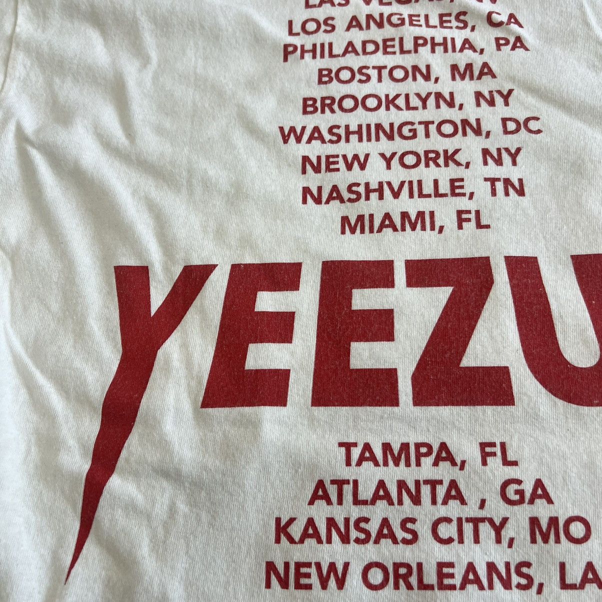 Kanye West Kanye West Yeezus Tour T-Shirt 2013 Rap Tee Merch M Size US M / EU 48-50 / 2 - 6 Thumbnail